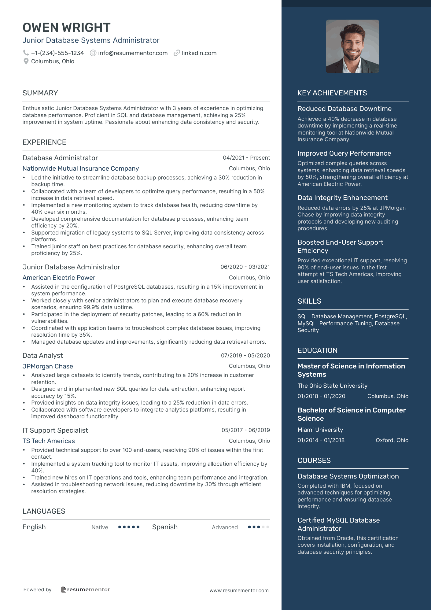 Junior Database Systems Administrator
