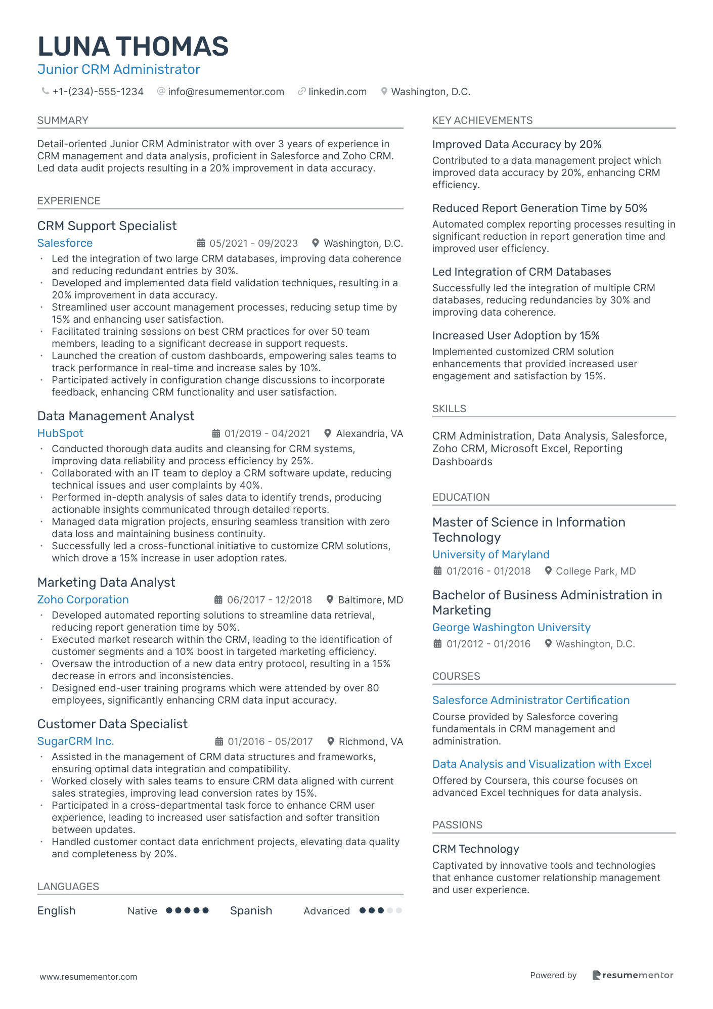 Junior CRM Administrator
