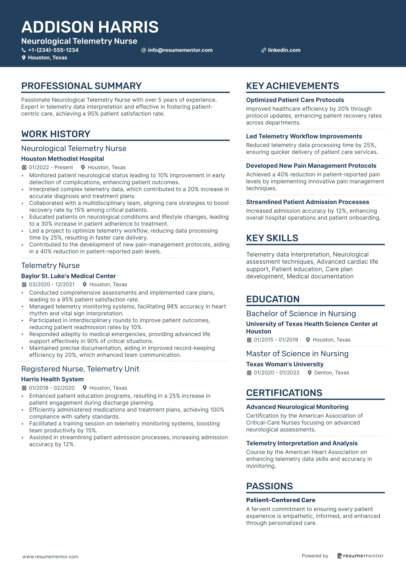 Neurological Telemetry Nurse
