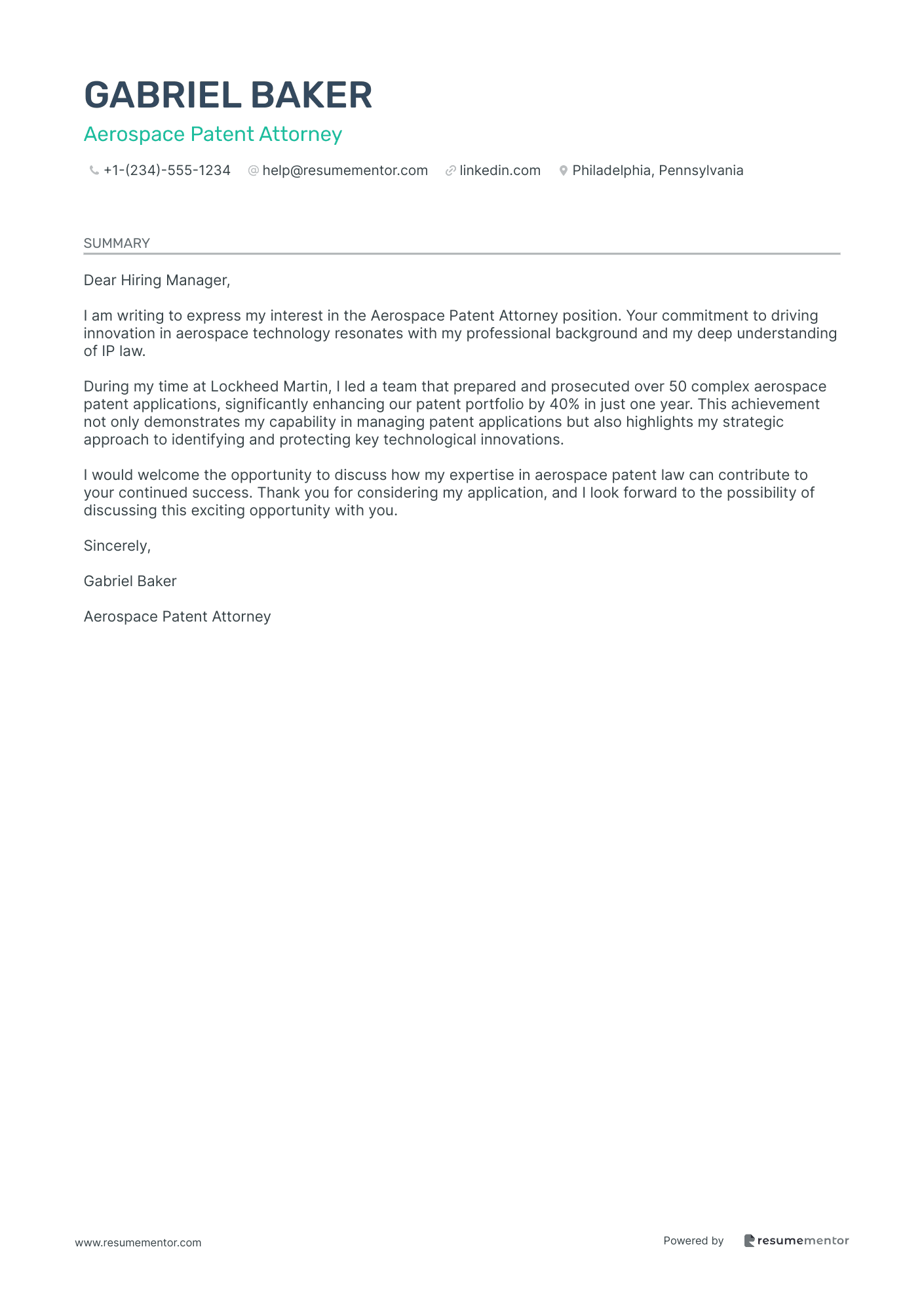 Aerospace Patent Attorney