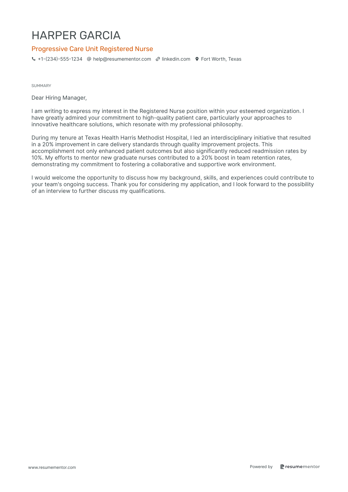 Progressive Care Unit Registered Nurse