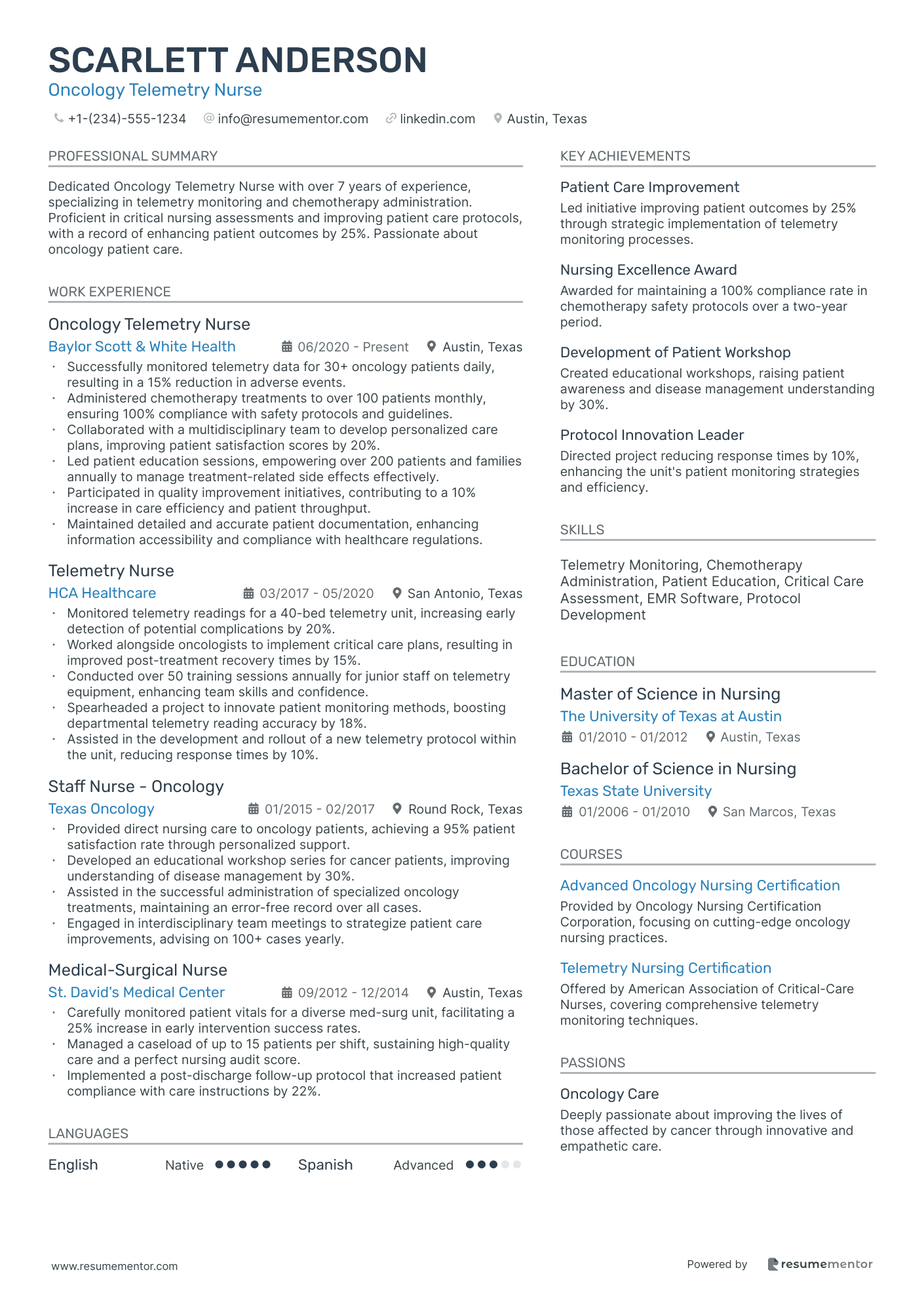 Oncology Telemetry Nurse