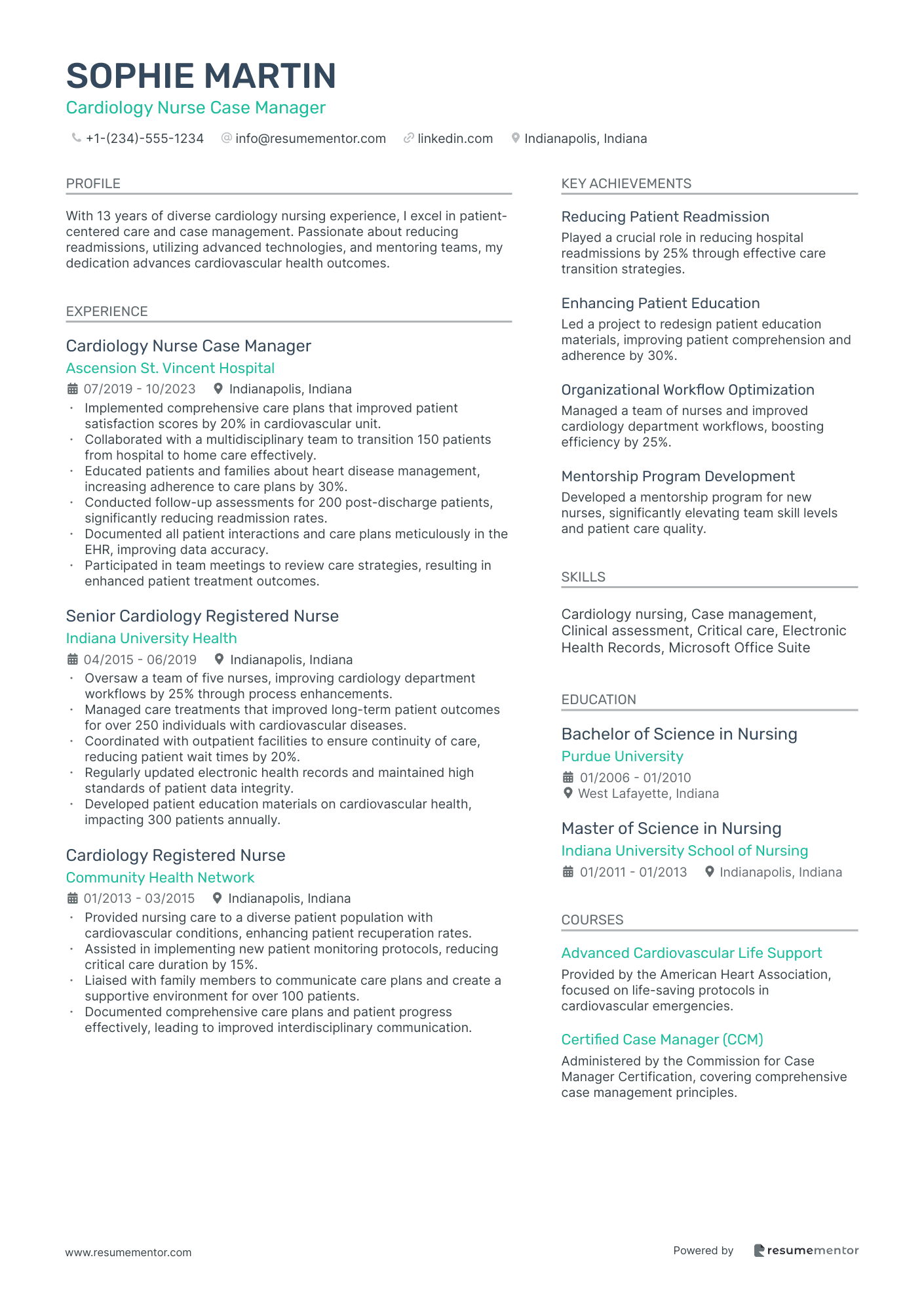 Cardiology Nurse Case Manager