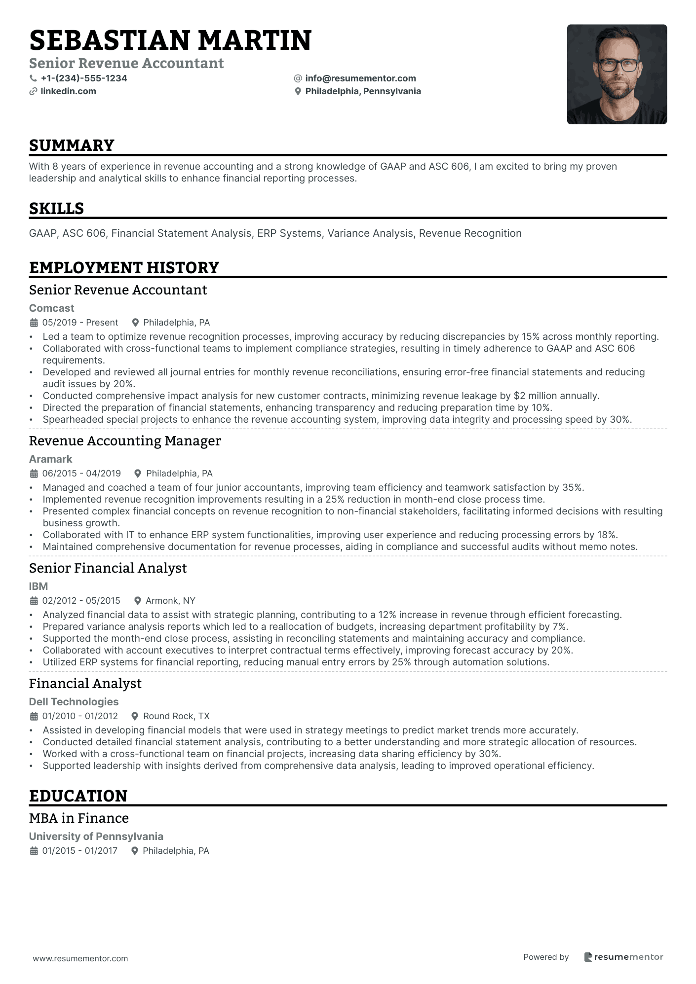 Senior Revenue Accountant