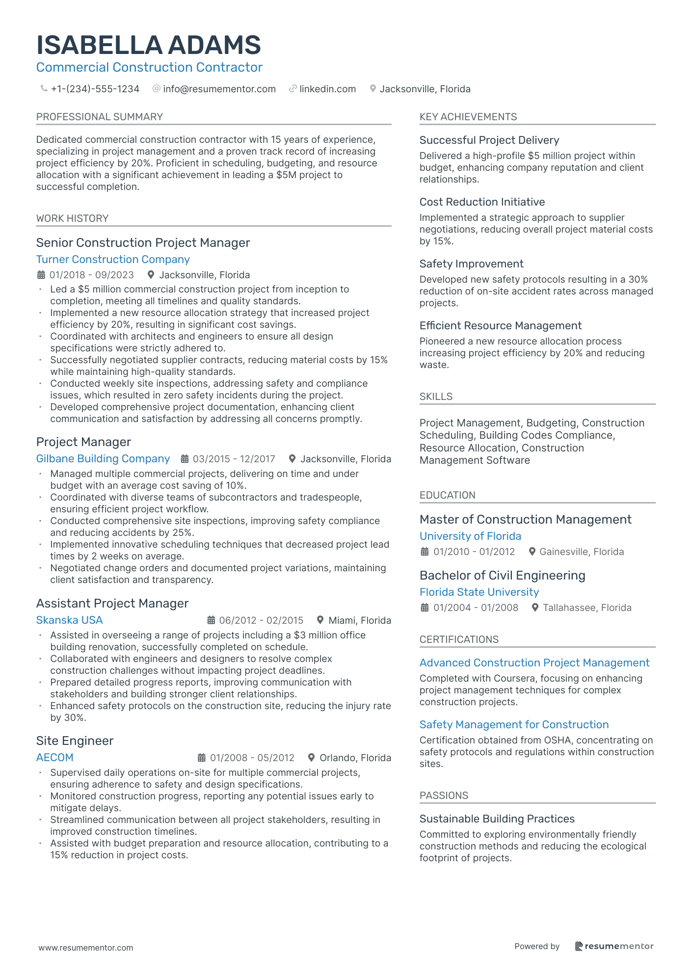 Commercial Construction Contractor