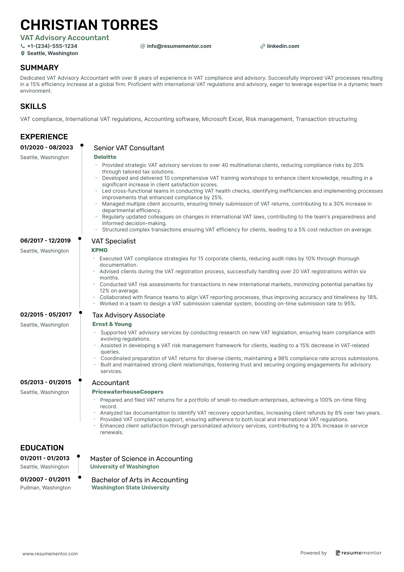 VAT Advisory Accountant