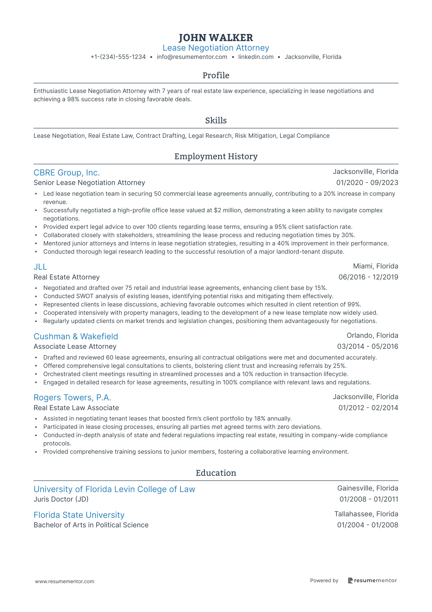 Lease Negotiation Attorney