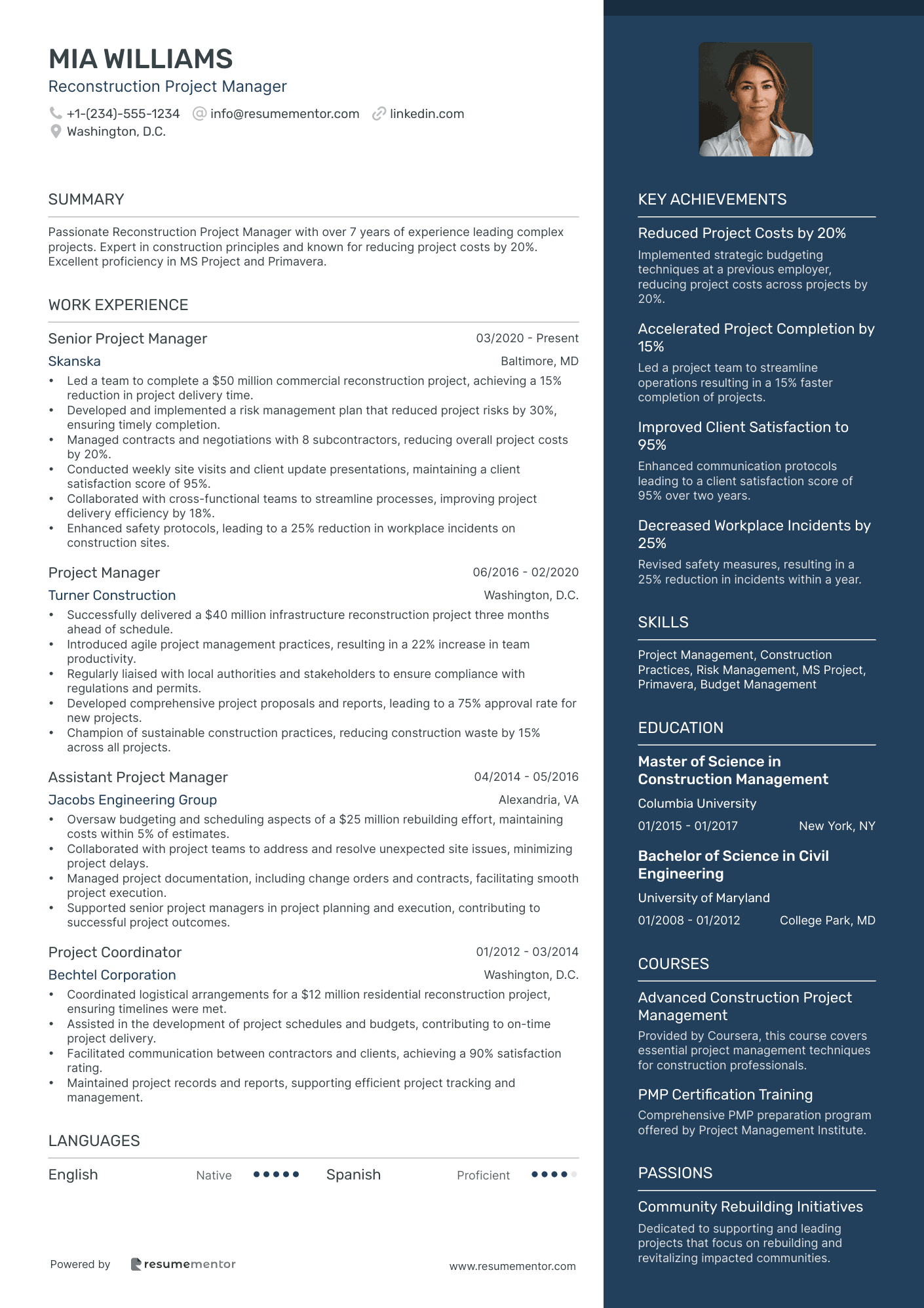 Reconstruction Project Manager