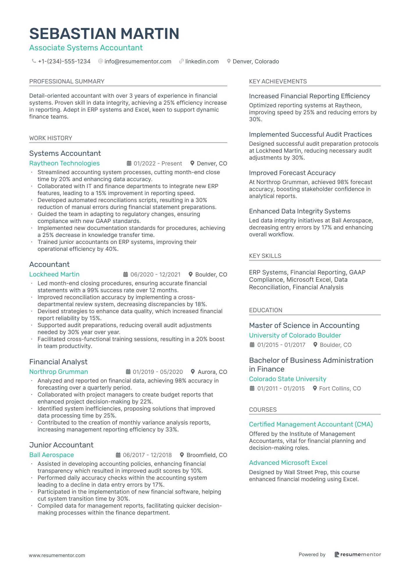 Associate Systems Accountant