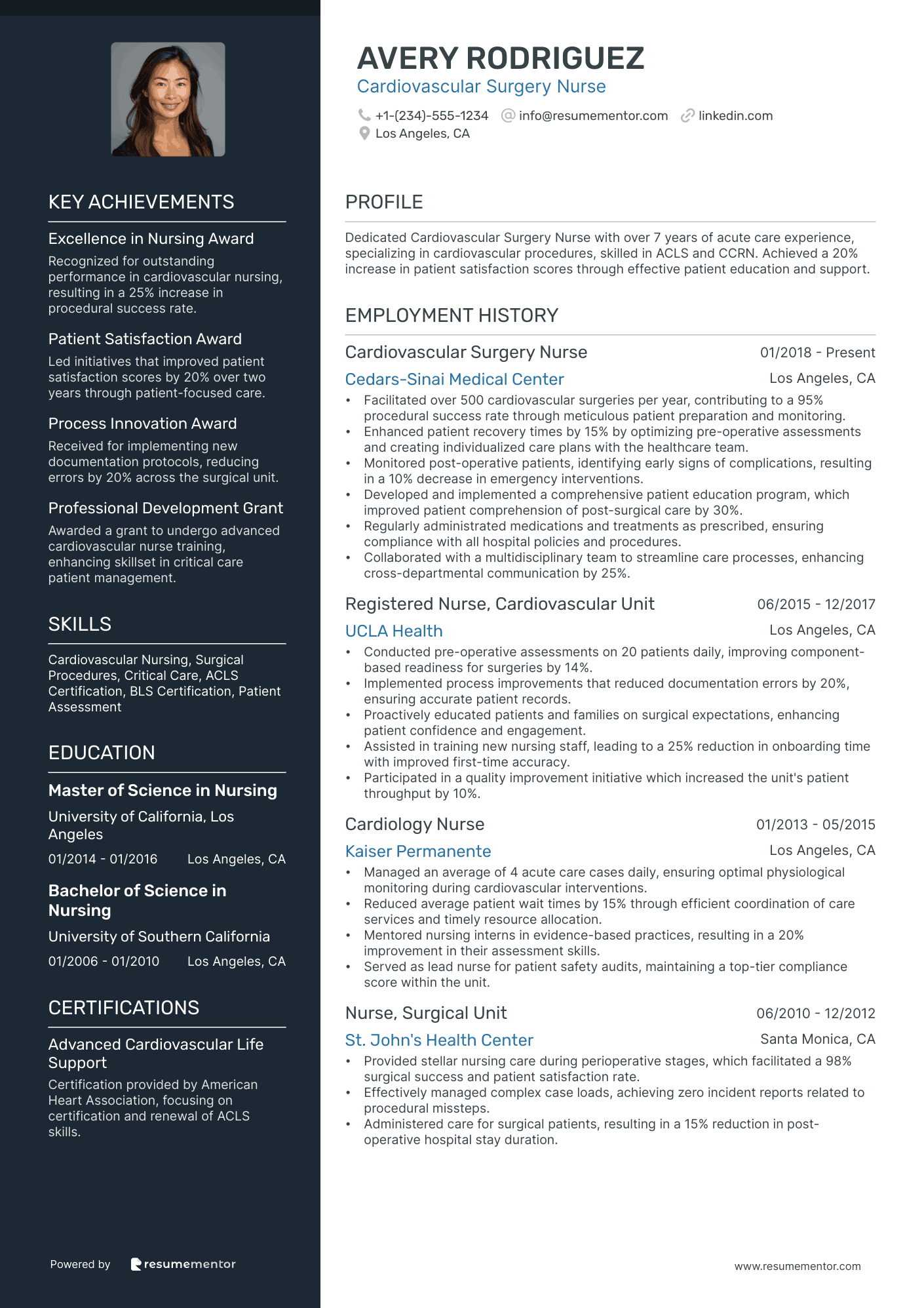 Cardiovascular Surgery Nurse