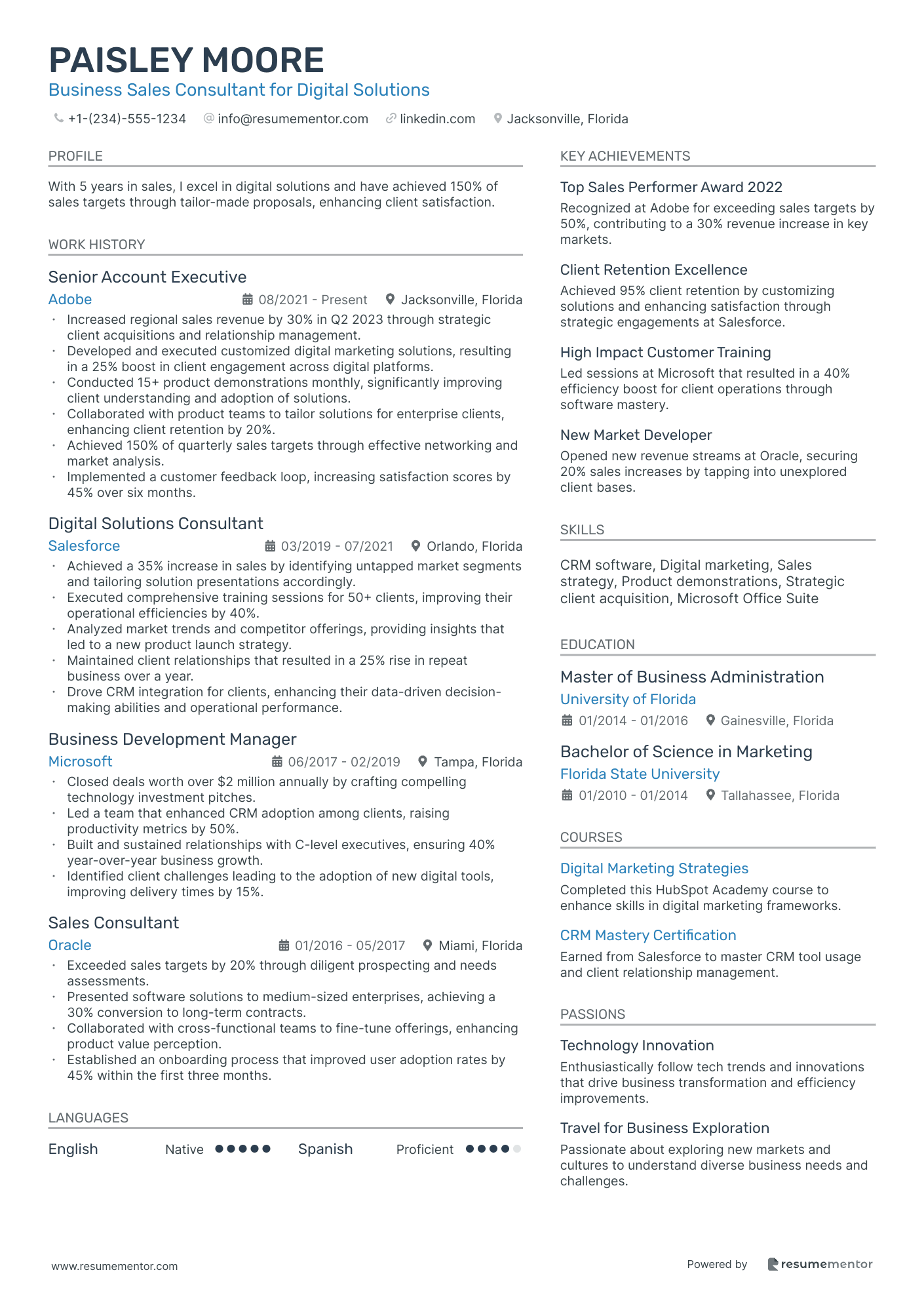 Business Sales Consultant for Digital Solutions