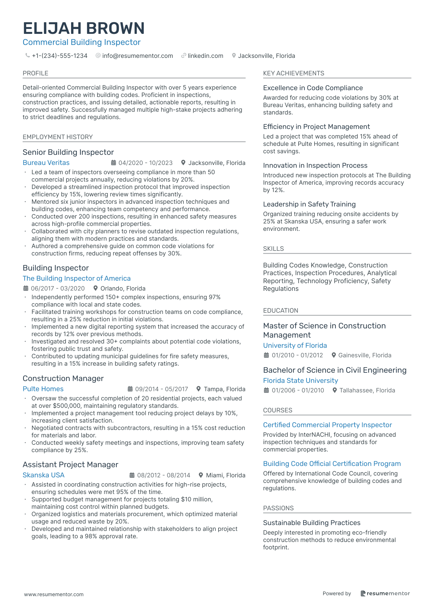 Commercial Building Inspector
