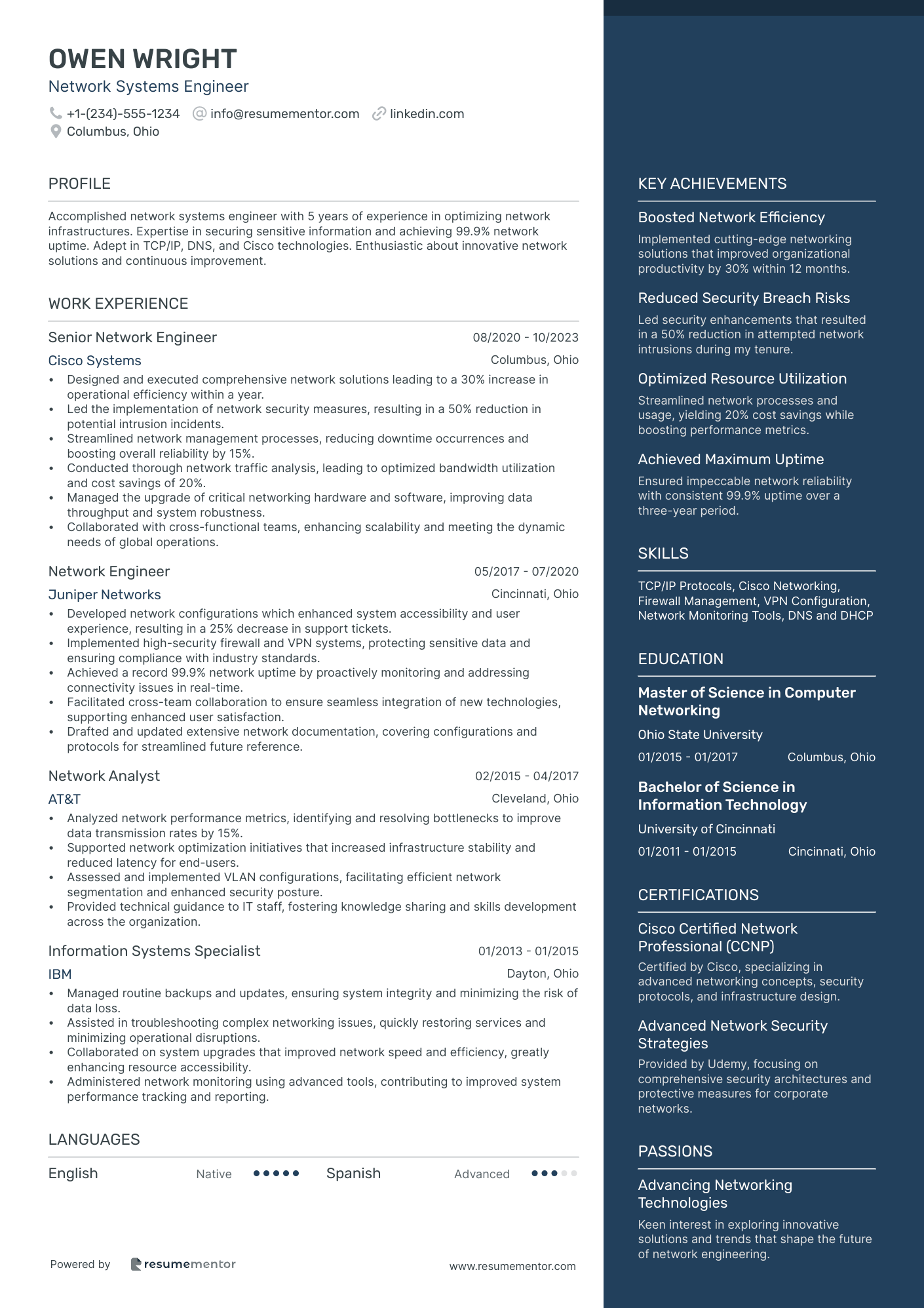 Network Systems Engineer