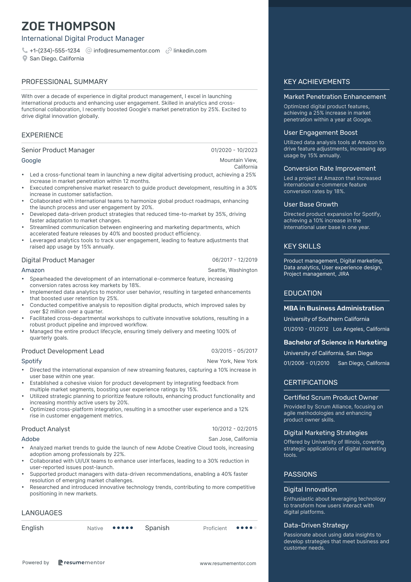 International Digital Product Manager