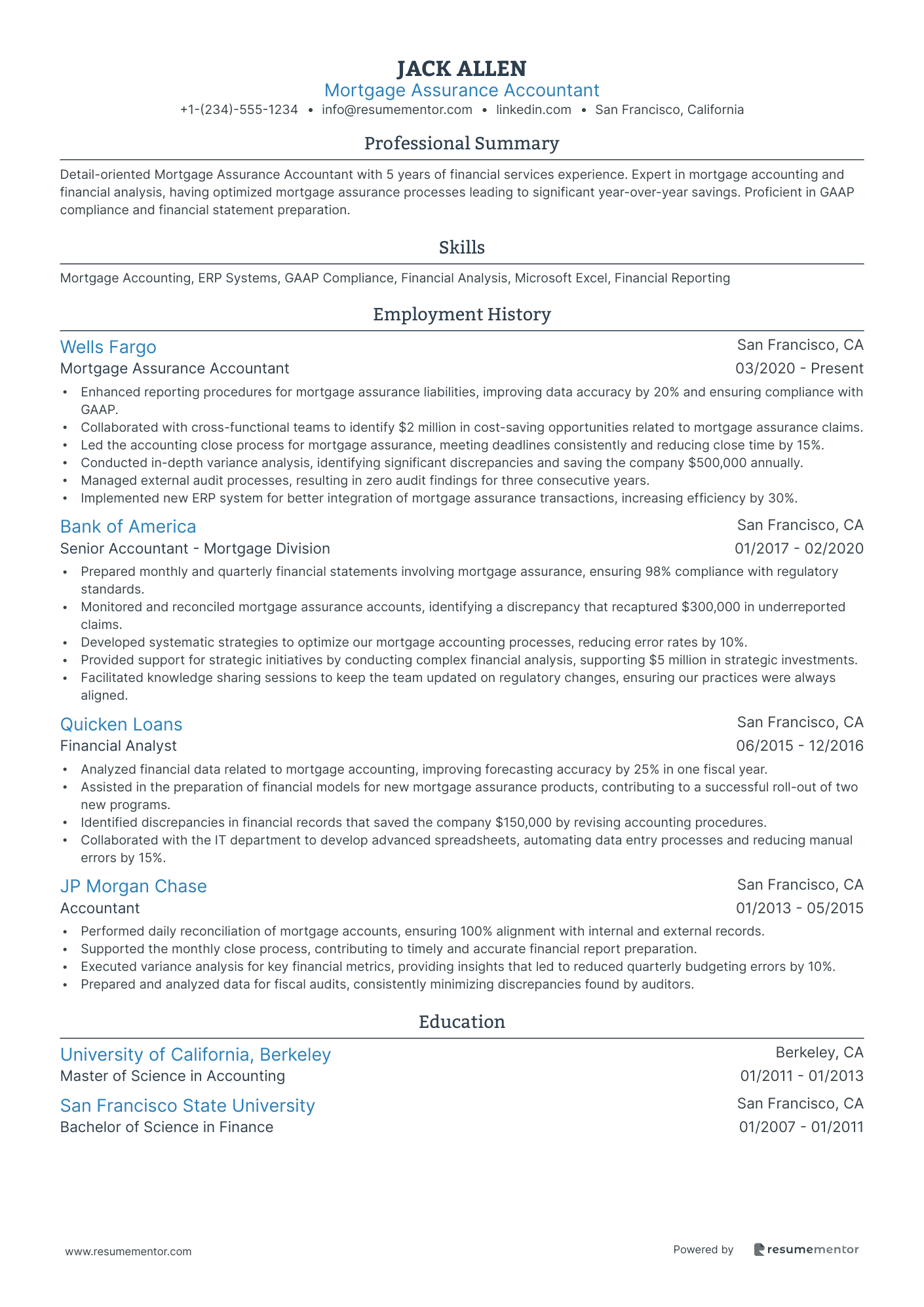 Mortgage Assurance Accountant