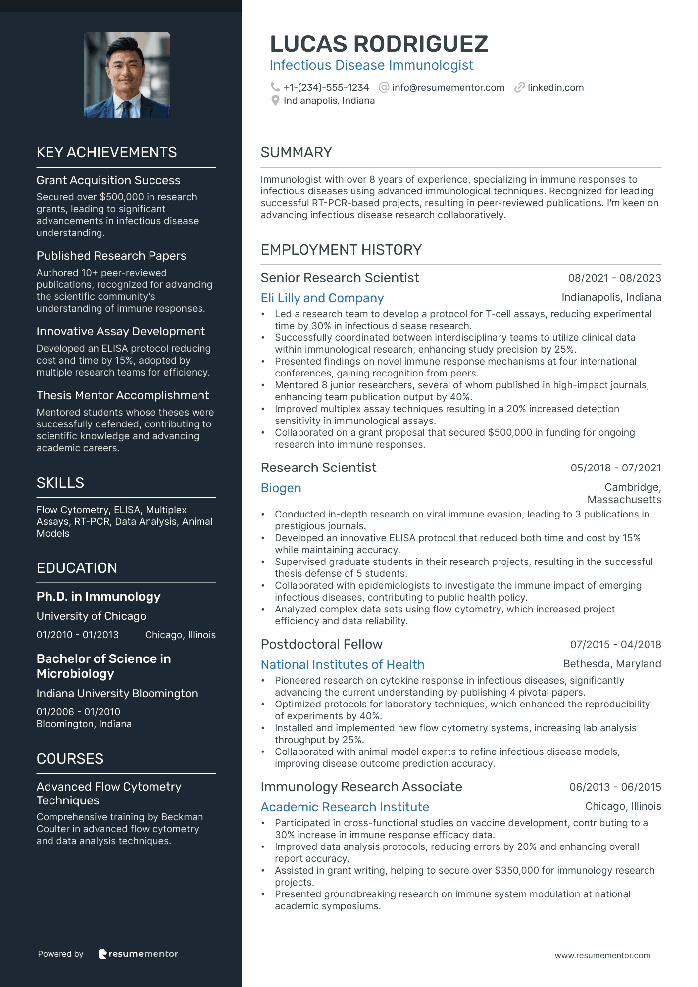 Infectious Disease Immunologist