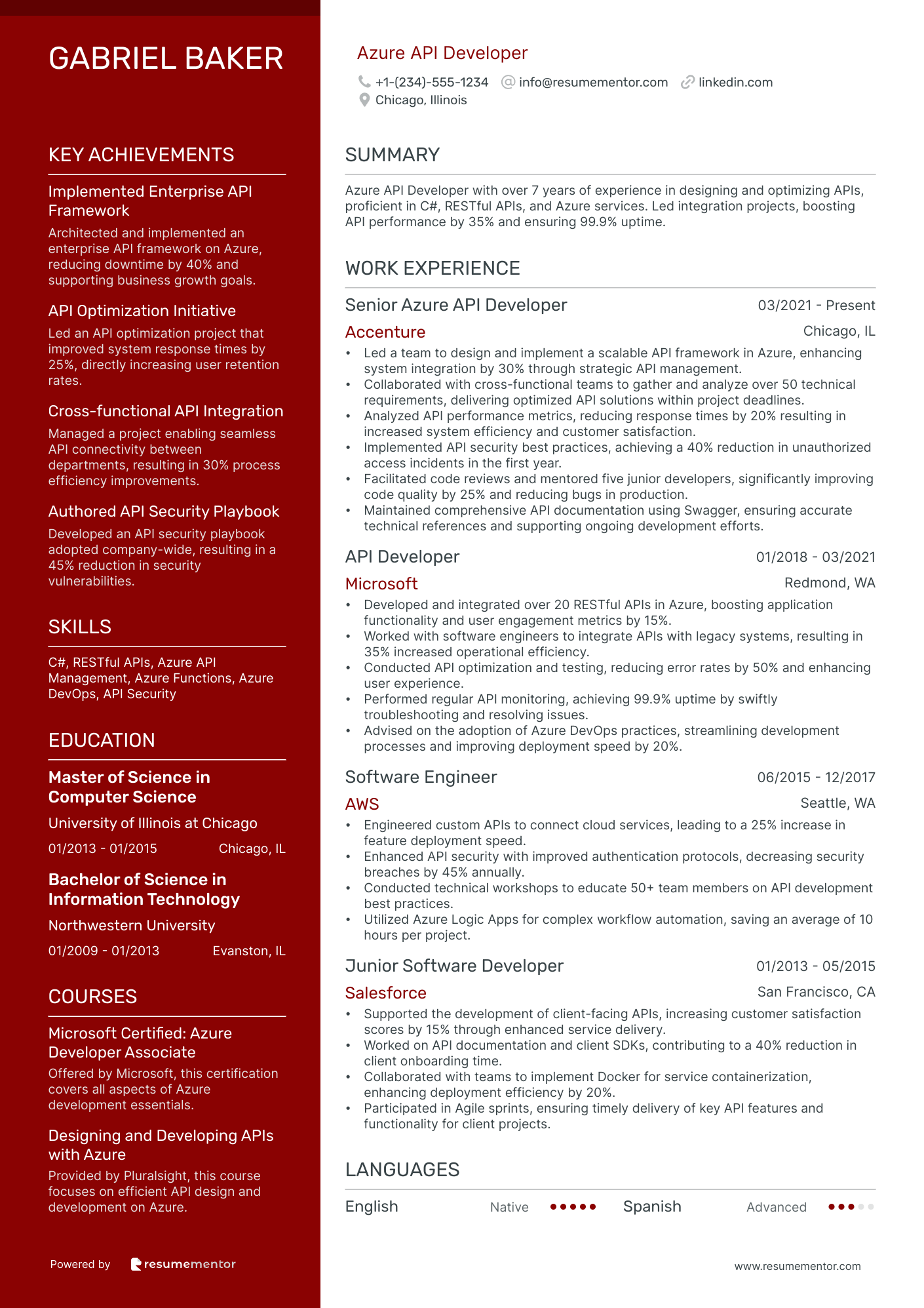Azure API Developer