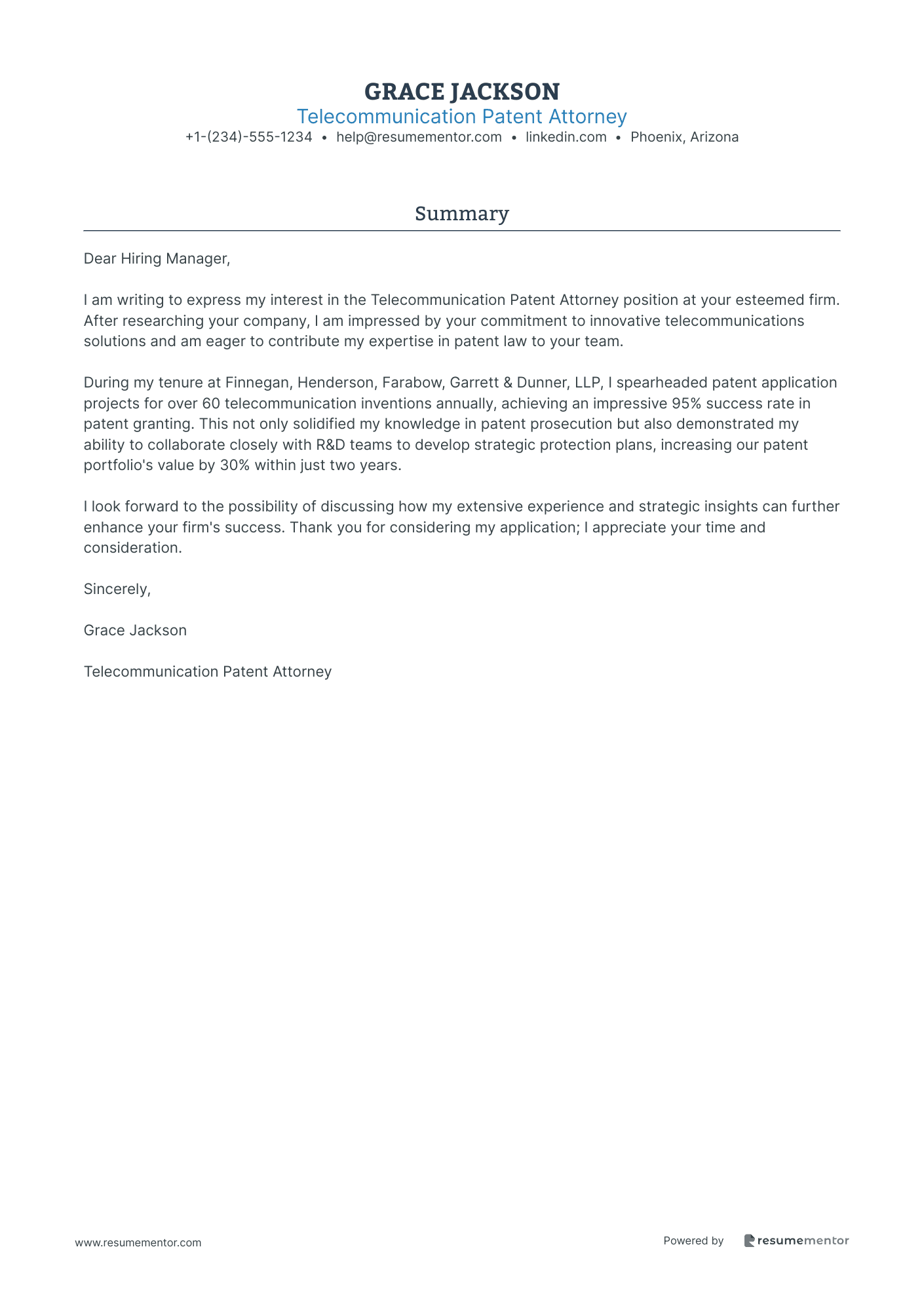 Telecommunication Patent Attorney