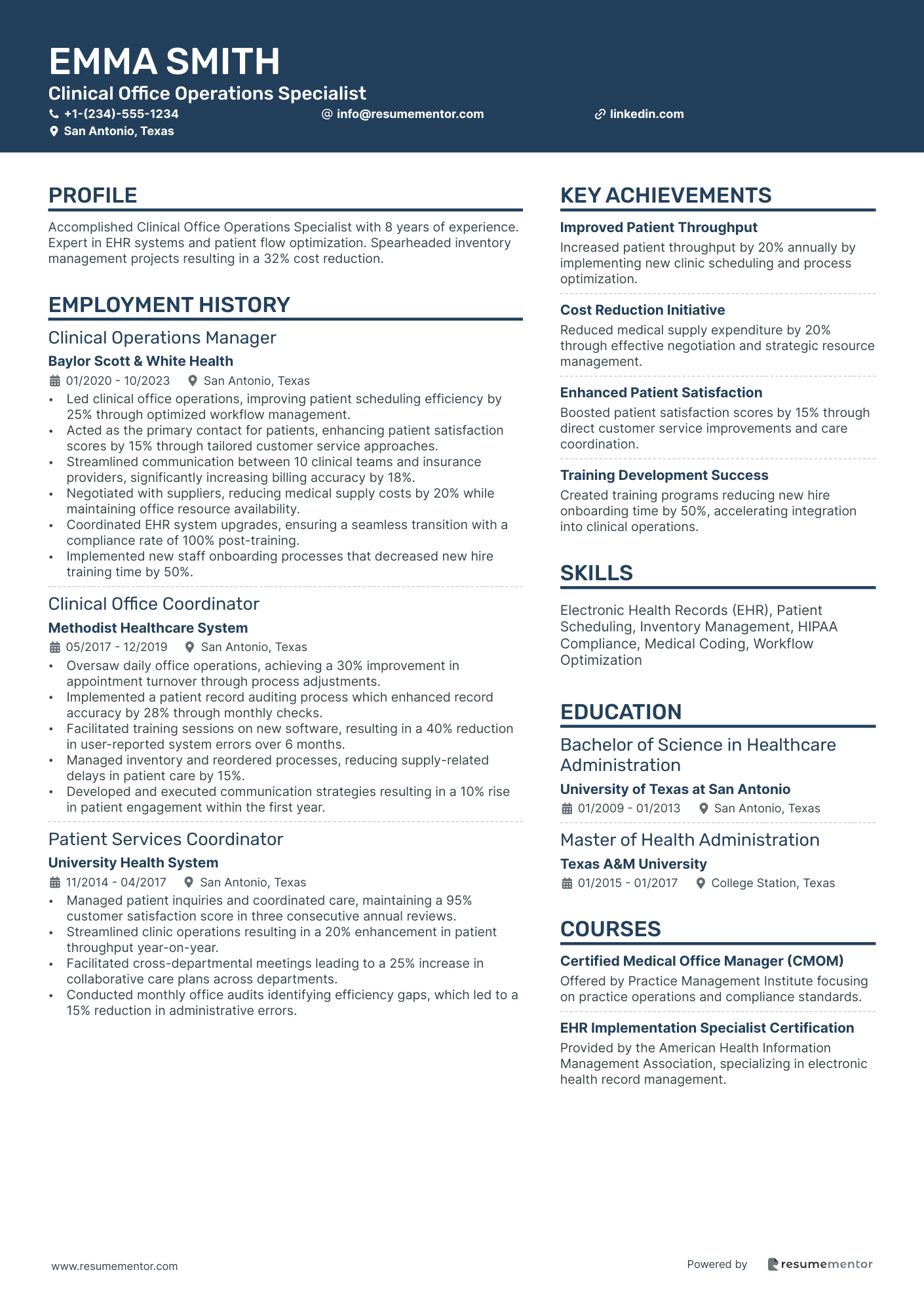Clinical Office Operations Specialist