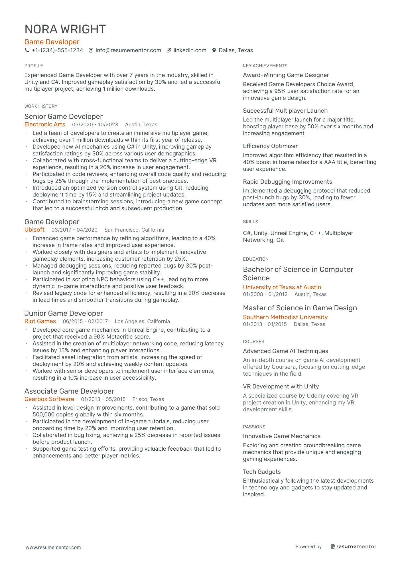 Game Developer