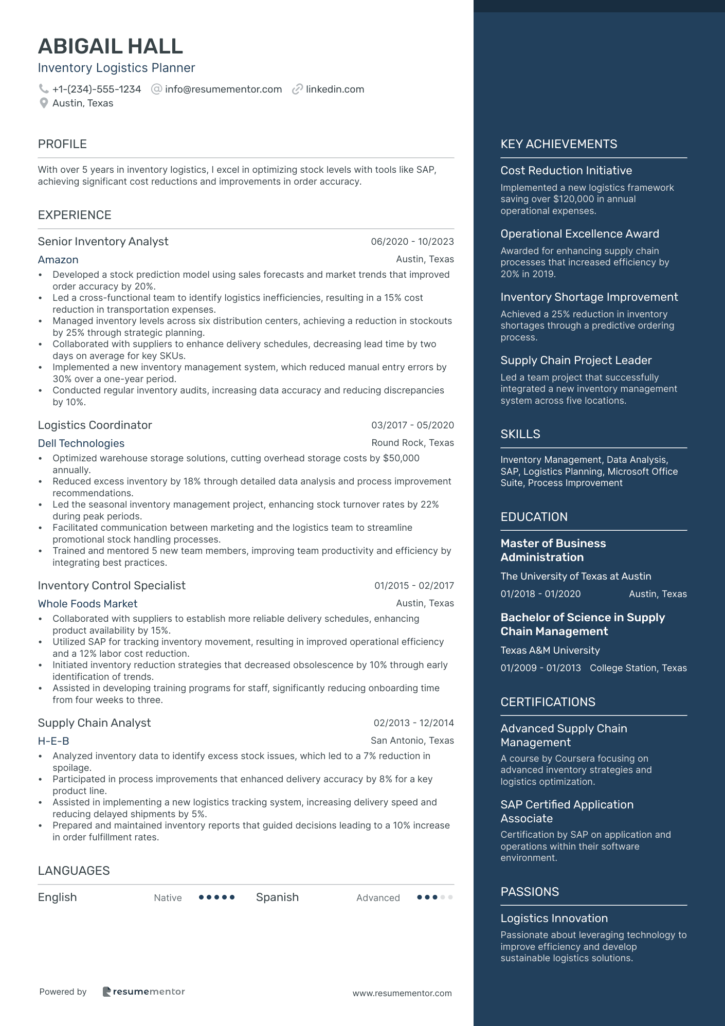 Inventory Logistics Planner