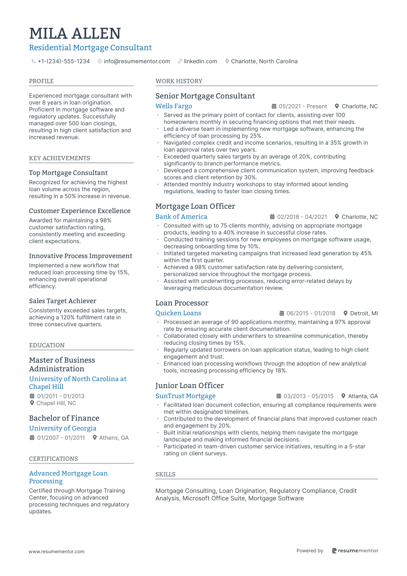 Residential Mortgage Consultant