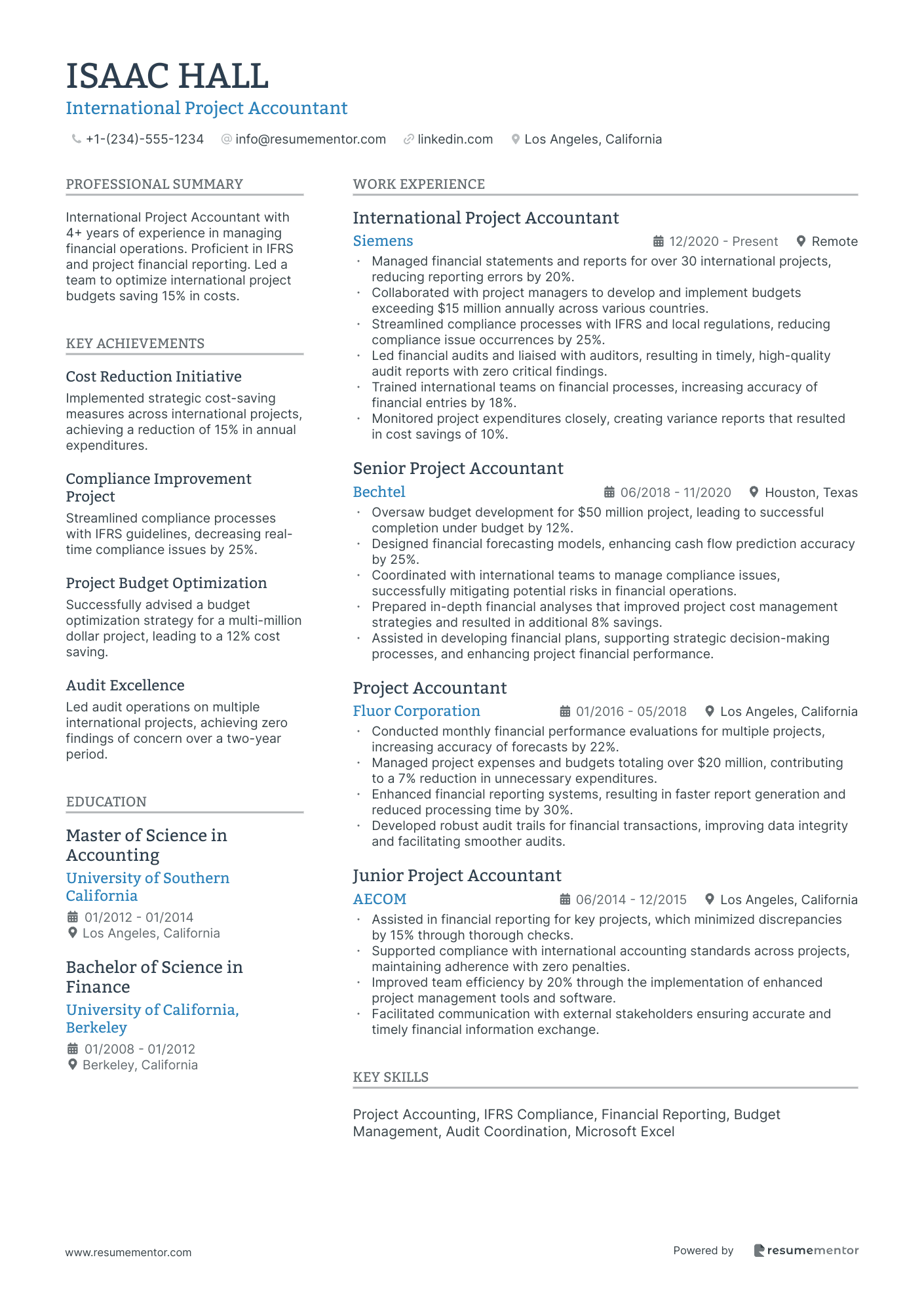 International Project Accountant
