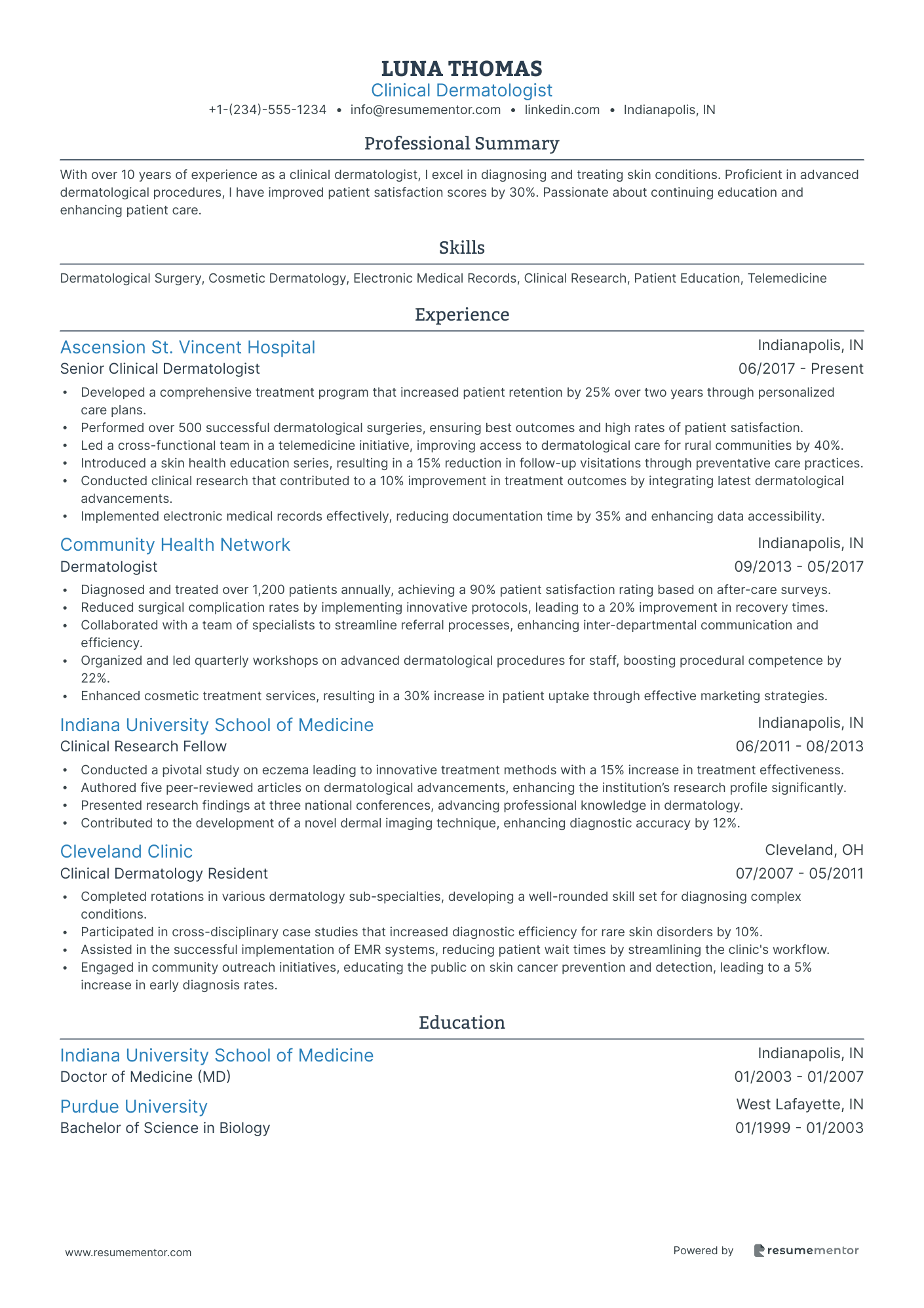 Clinical Dermatologist