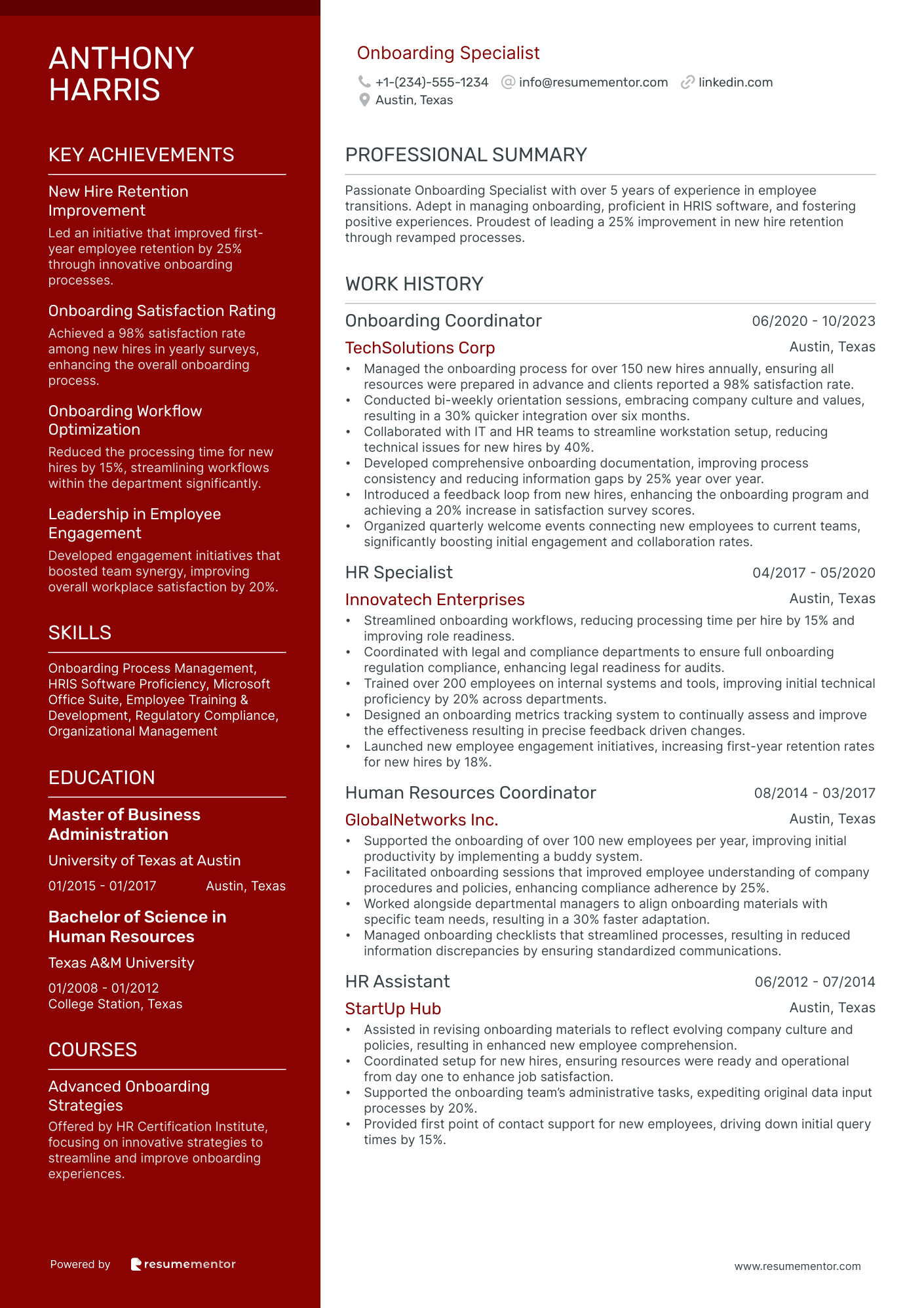 Onboarding Specialist