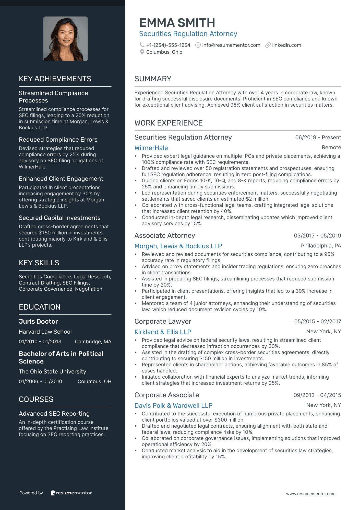 Securities Regulation Attorney