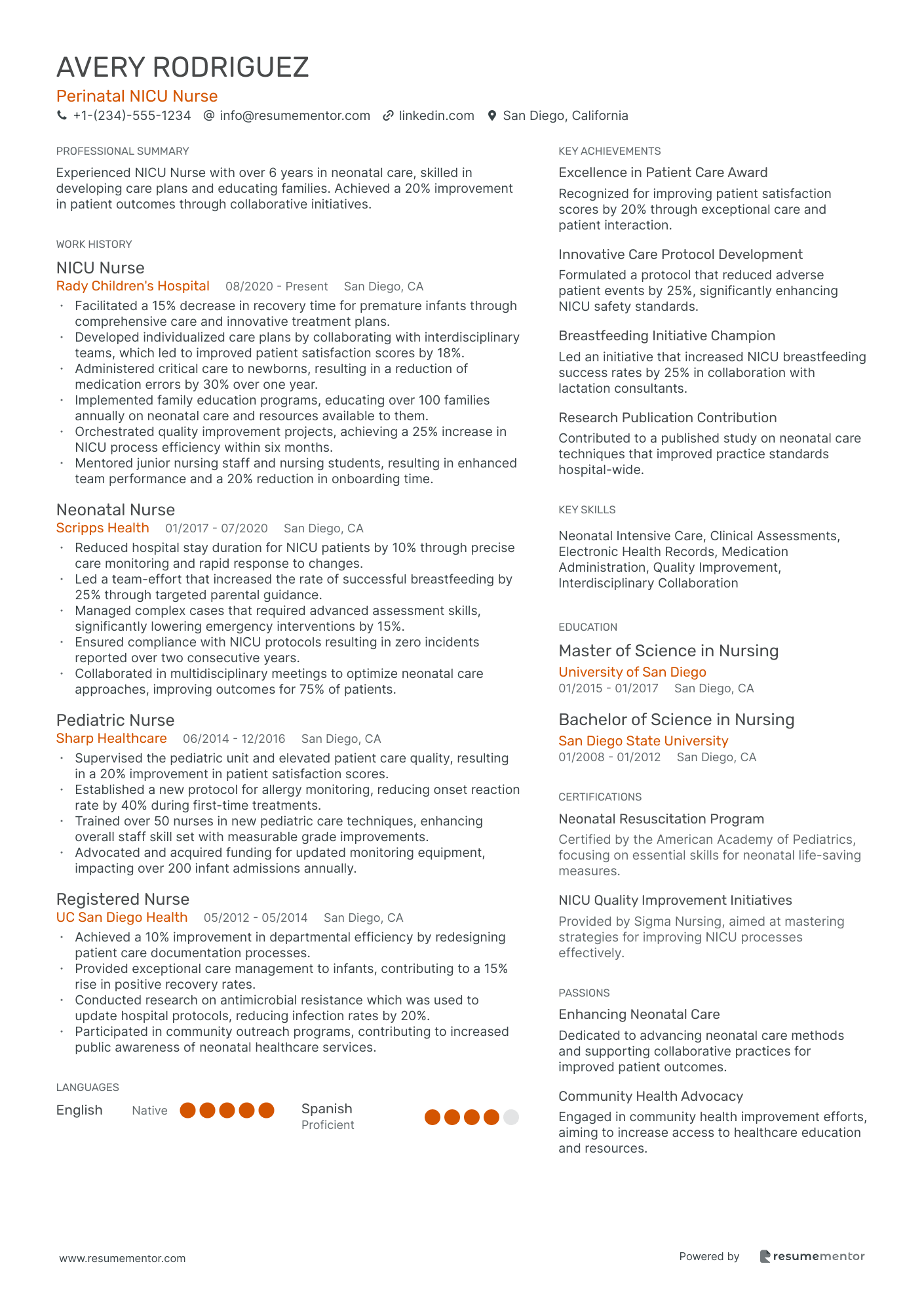Perinatal NICU Nurse
