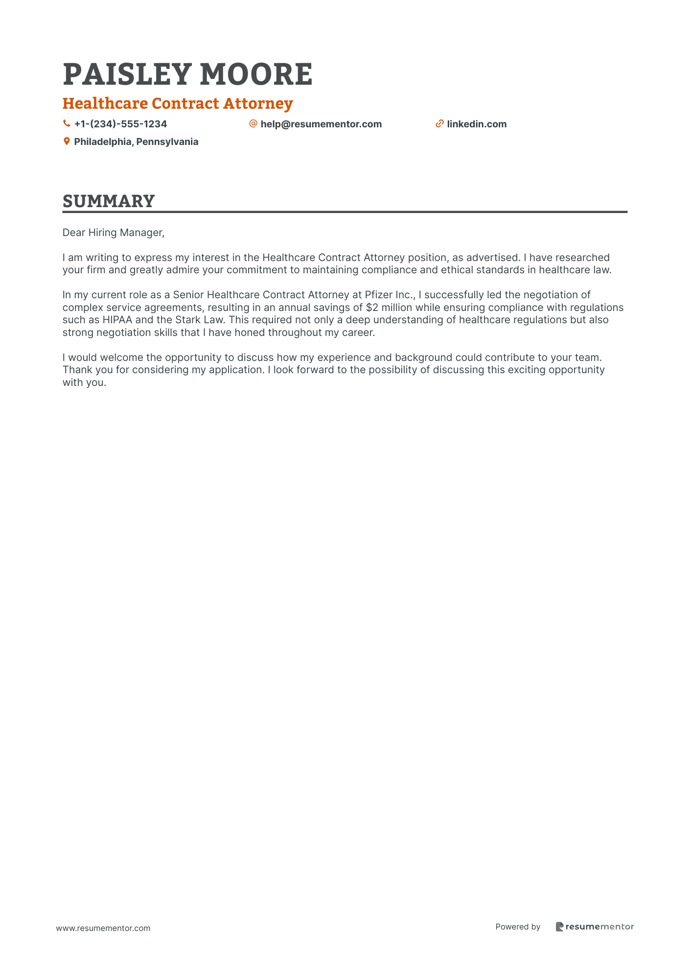 Healthcare Contract Attorney