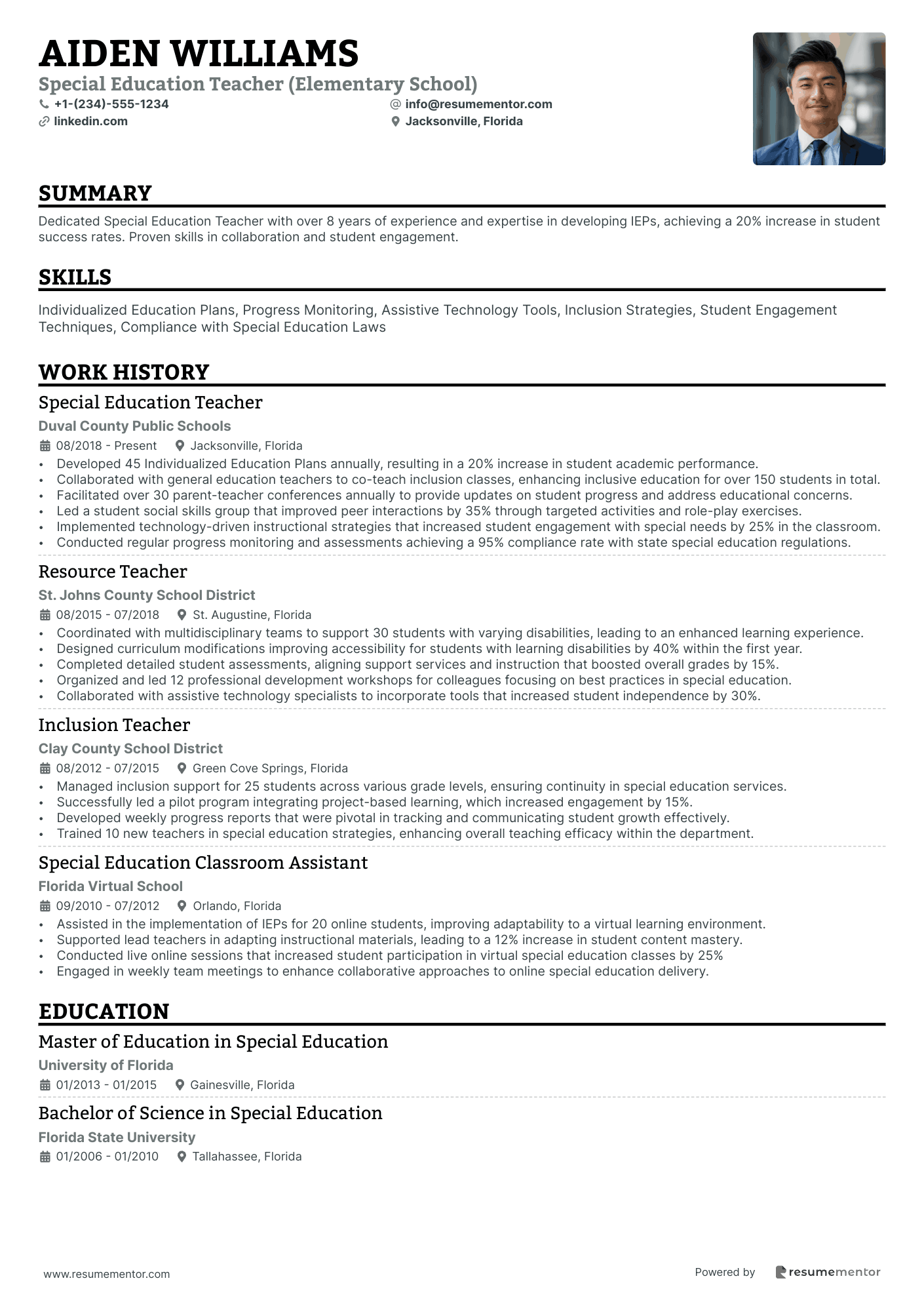Special Education Teacher (Elementary School)