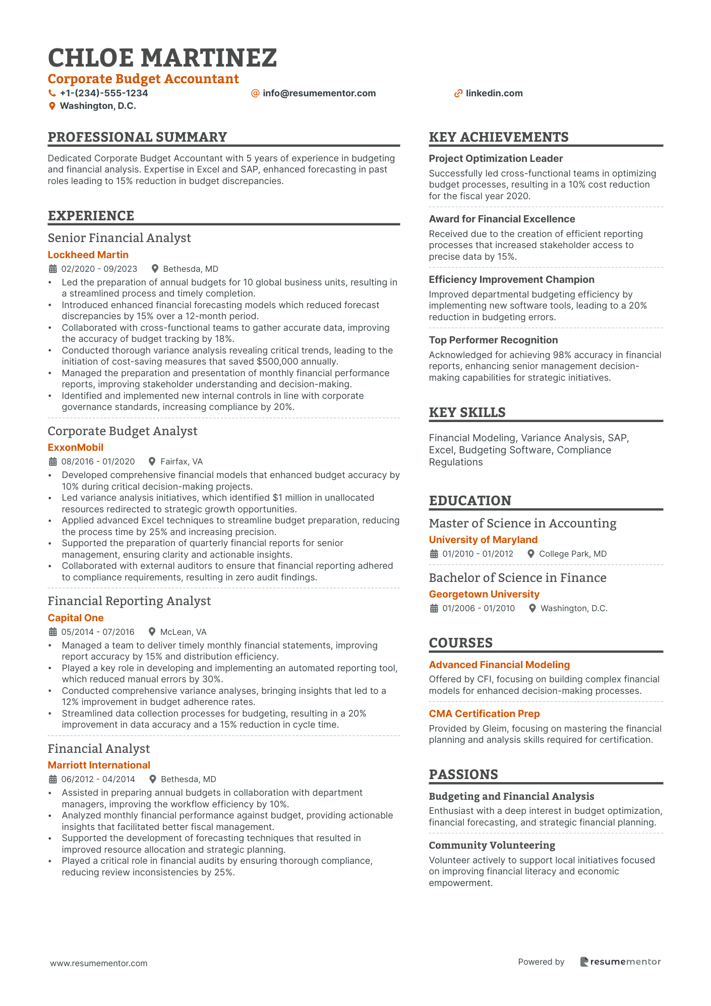 Corporate Budget Accountant