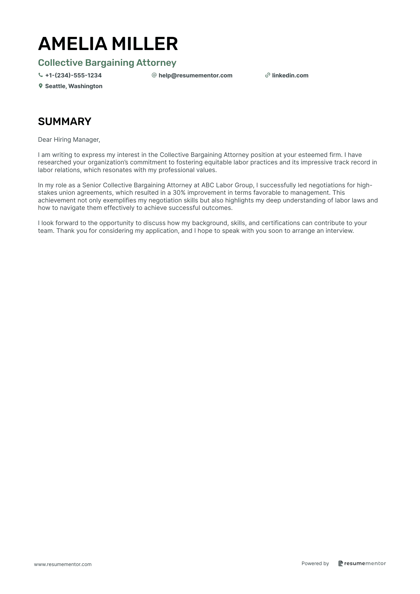 Collective Bargaining Attorney