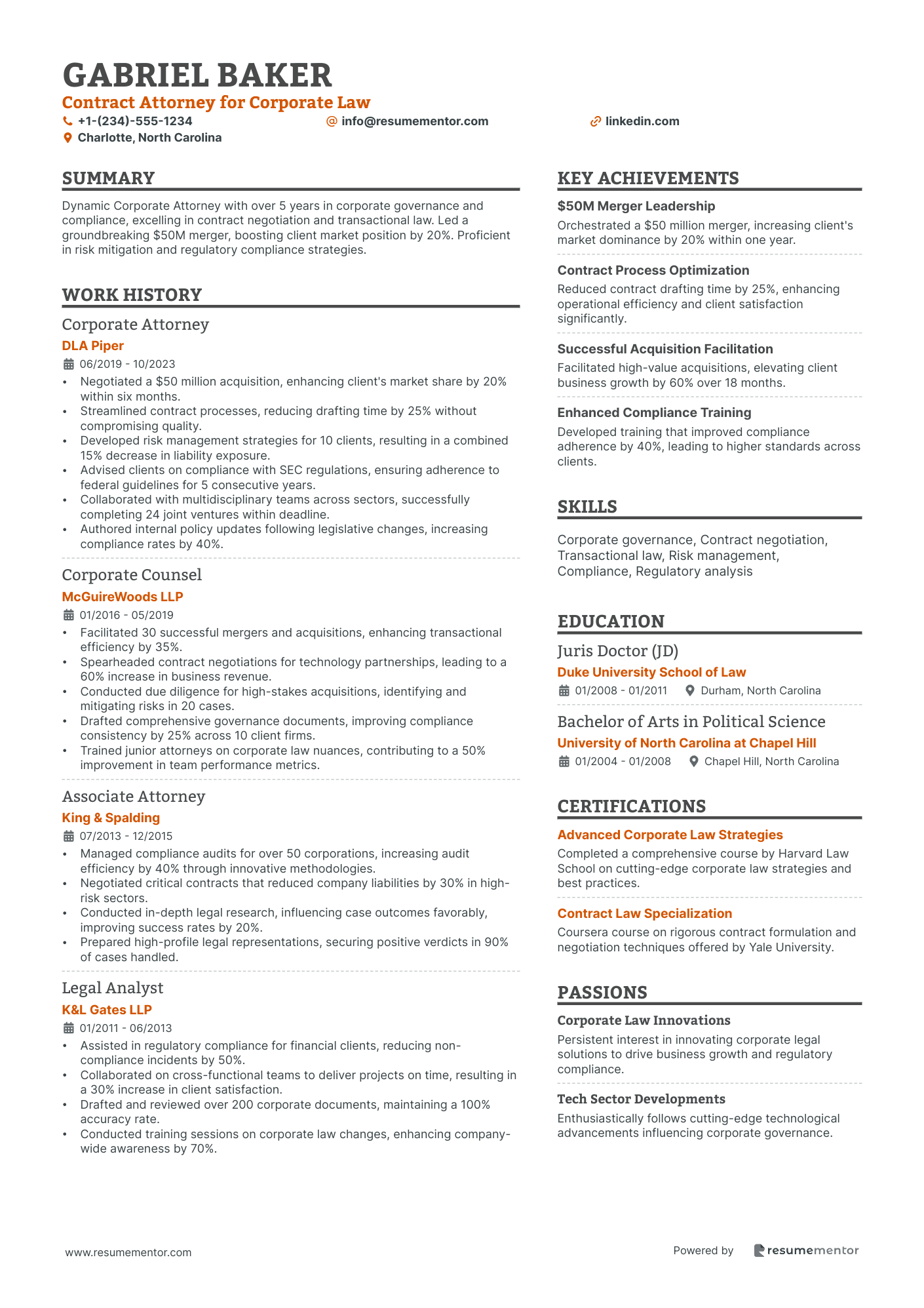 Contract Attorney for Corporate Law