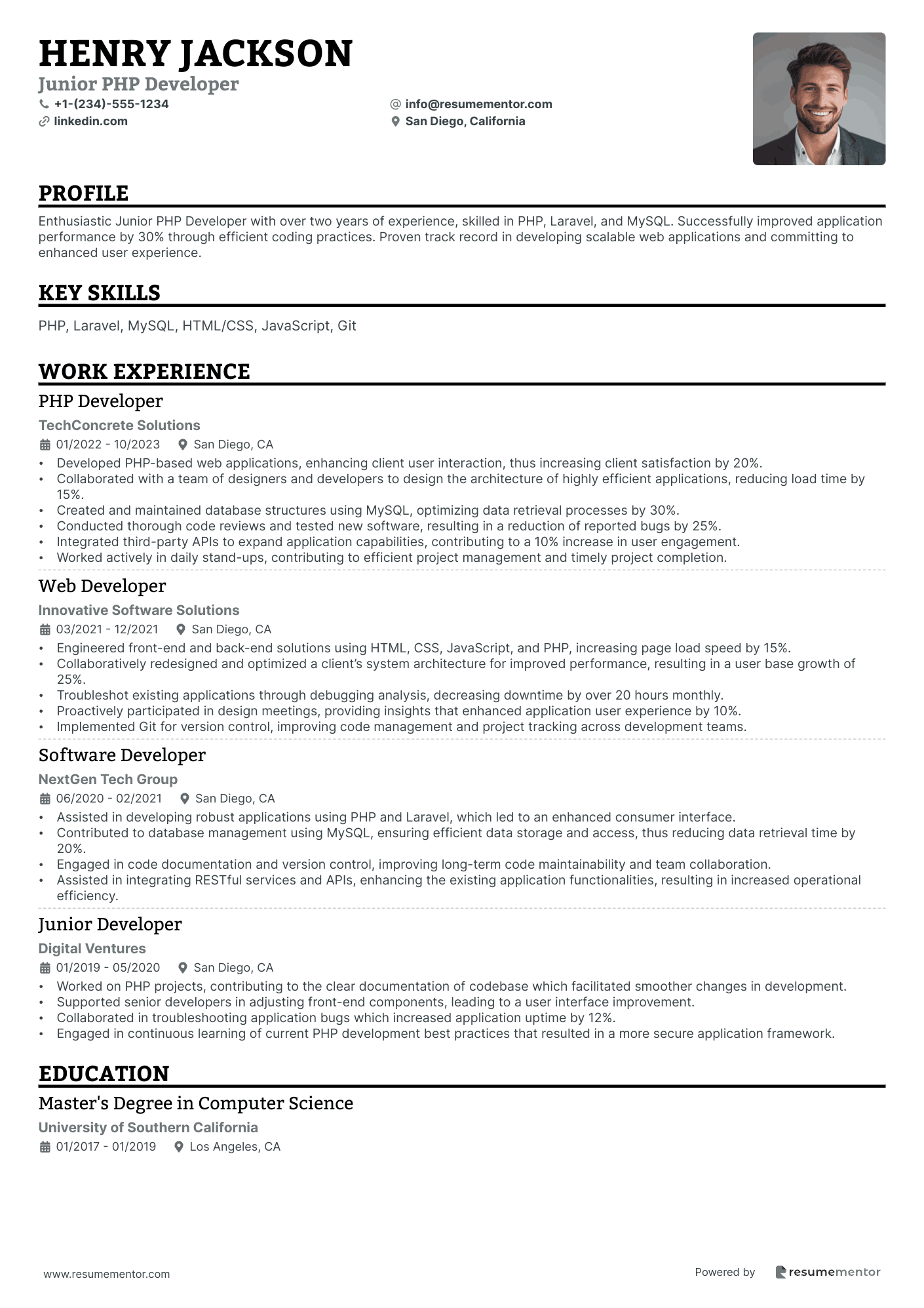 Junior PHP Developer