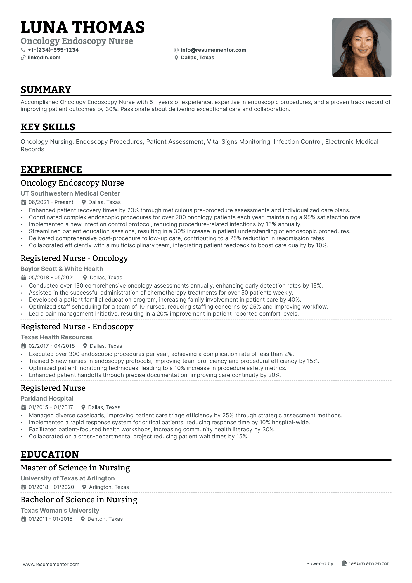 Oncology Endoscopy Nurse