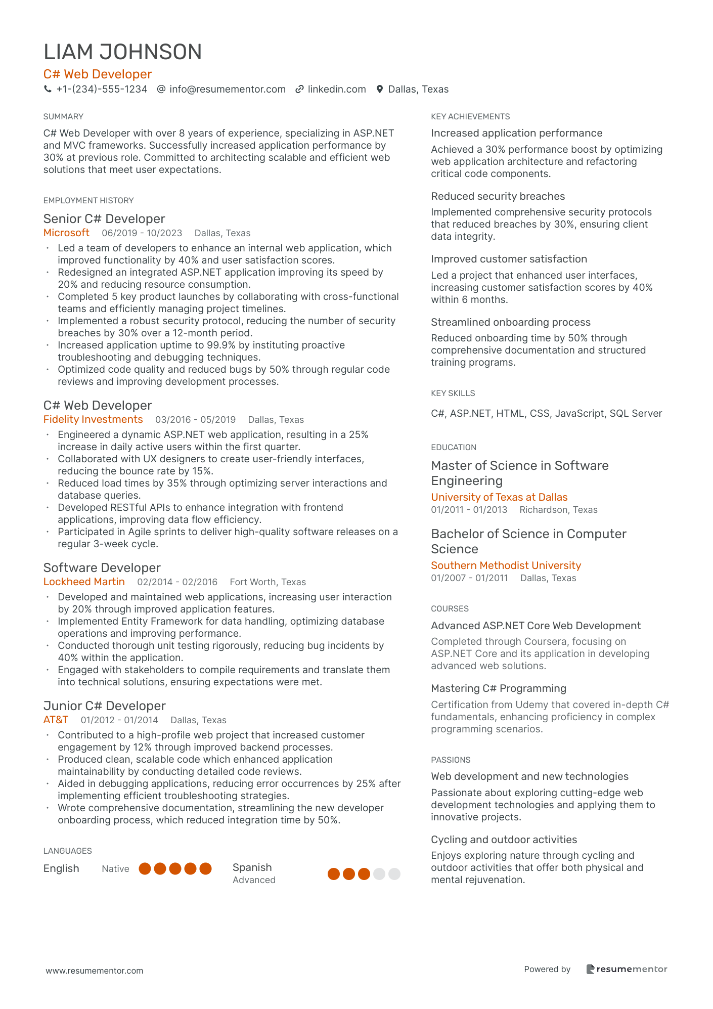 C# Web Developer
