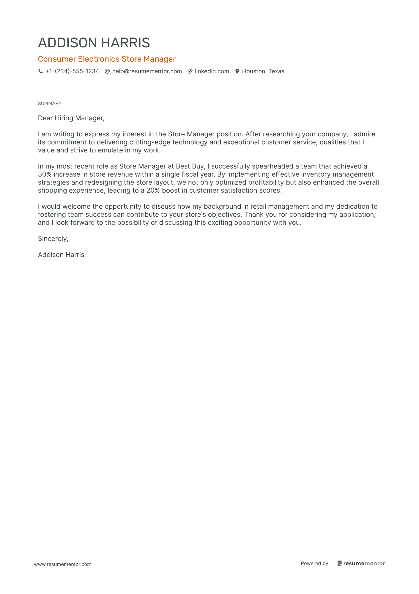 Consumer Electronics Store Manager