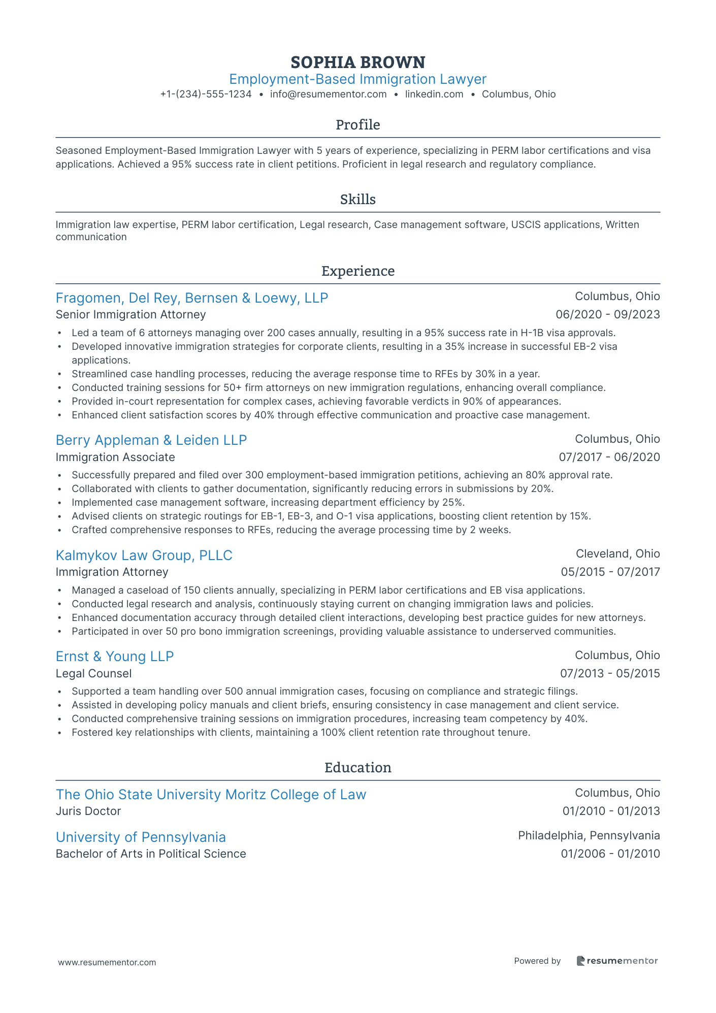Employment Based Immigration Lawyer