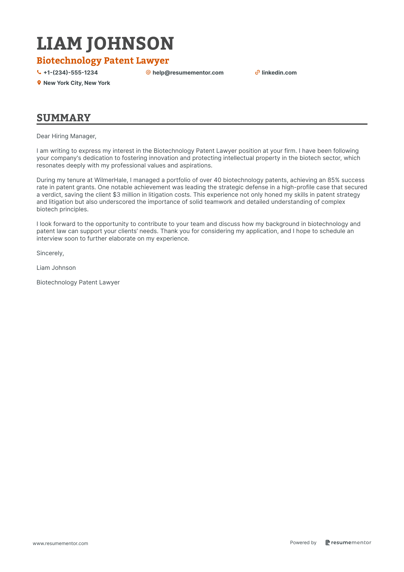 Biotechnology Patent Lawyer