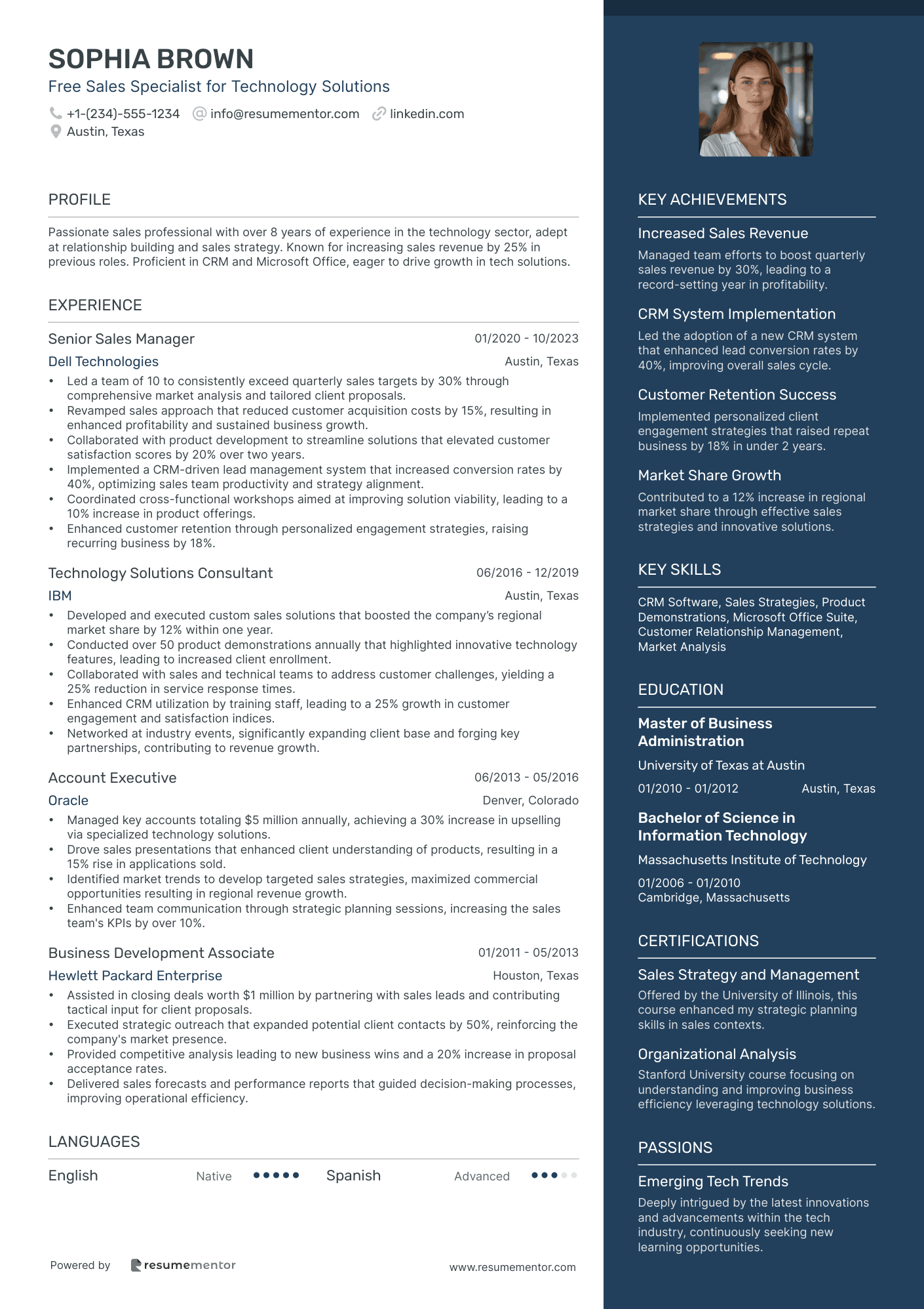 Free Sales Specialist for Technology Solutions