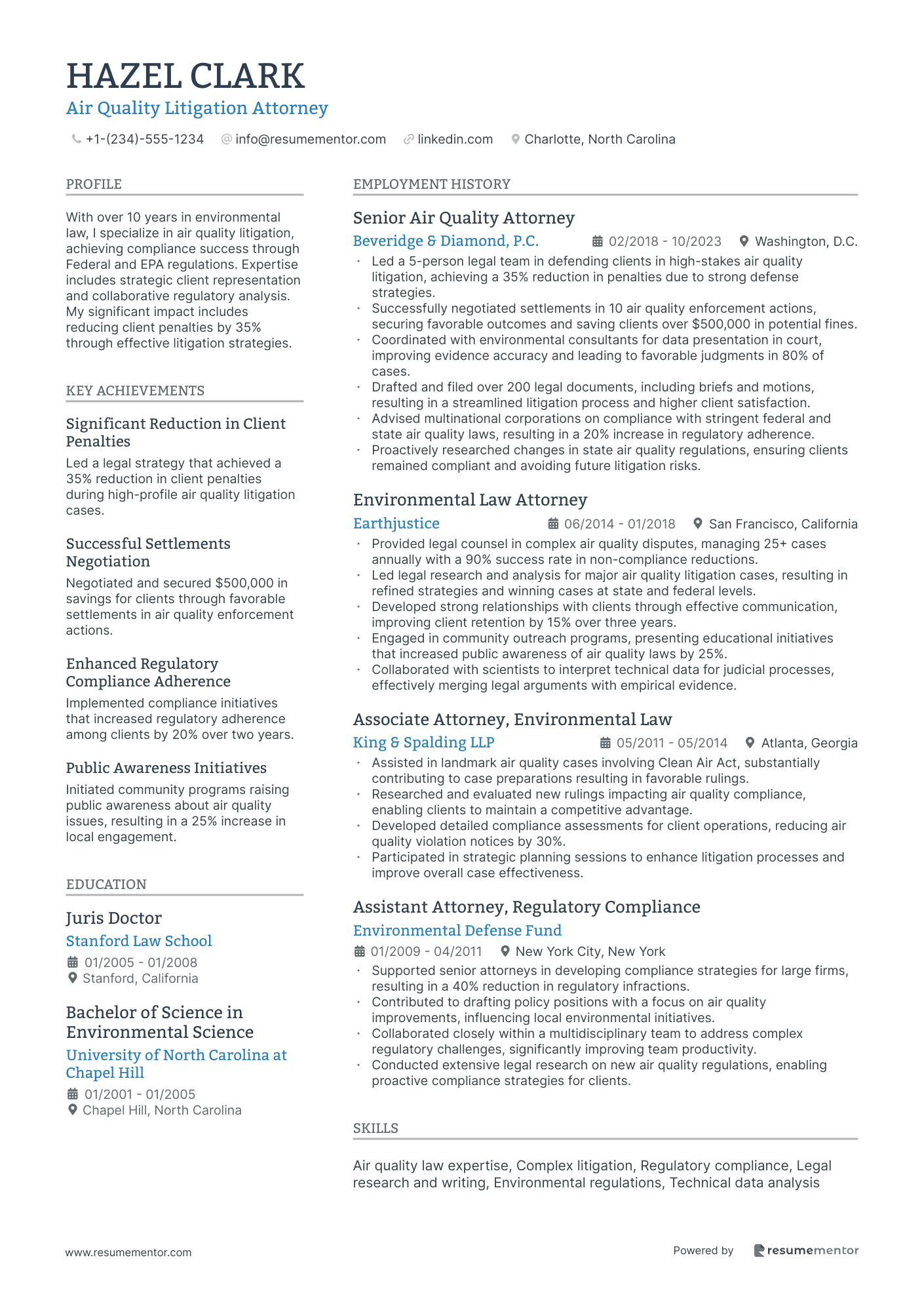 Air Quality Litigation Attorney