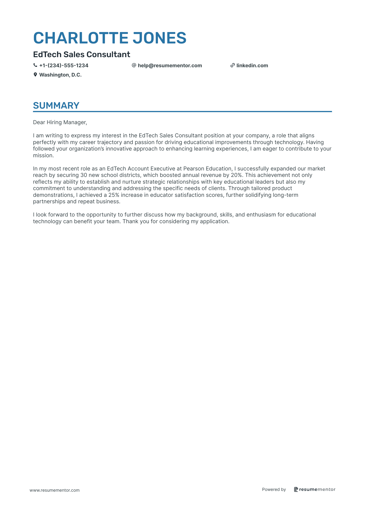 EdTech Sales Consultant