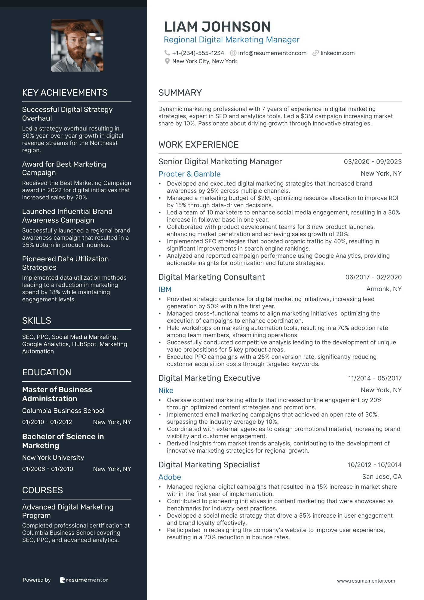 Regional Digital Marketing Manager