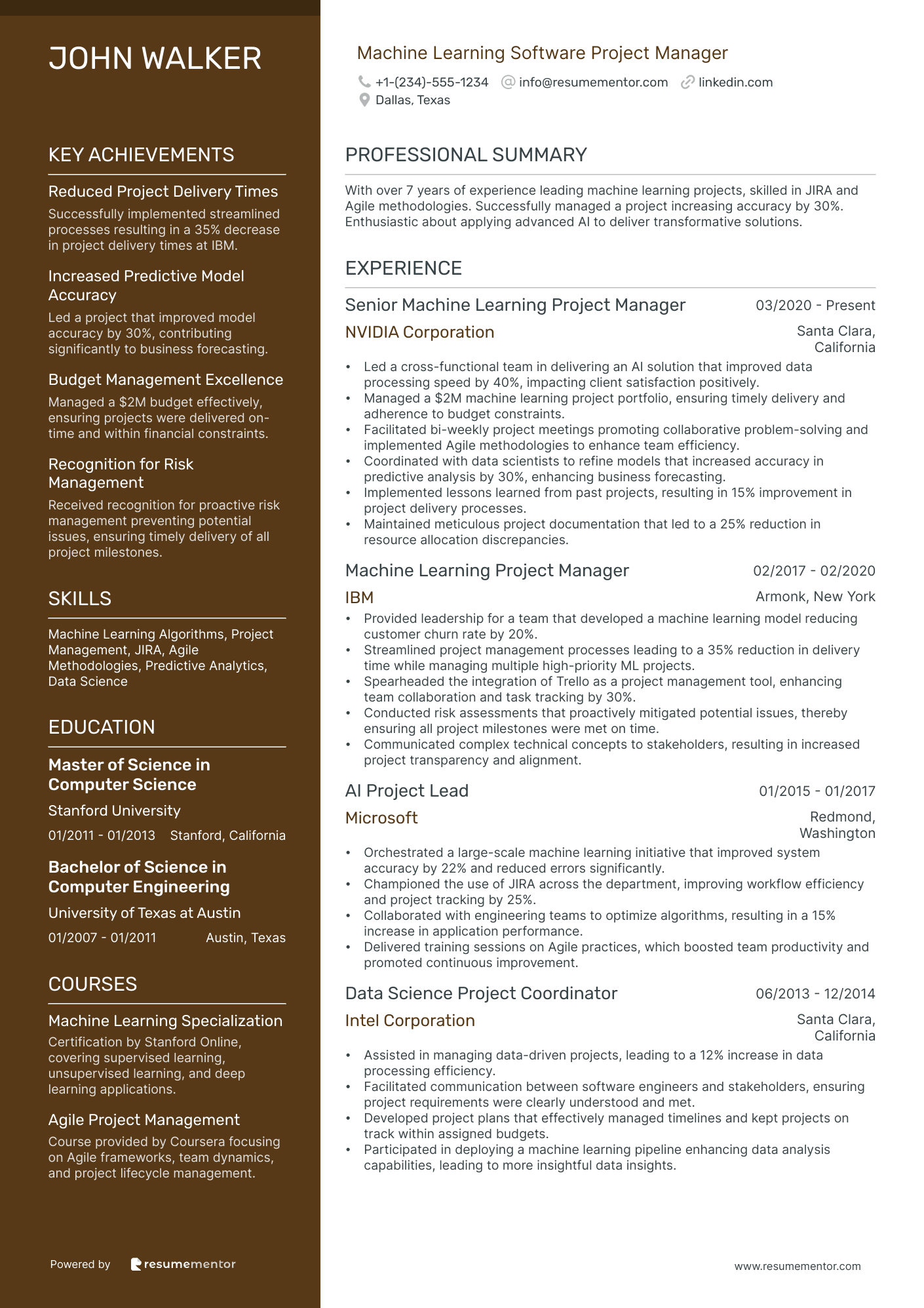 Machine Learning Software Project Manager