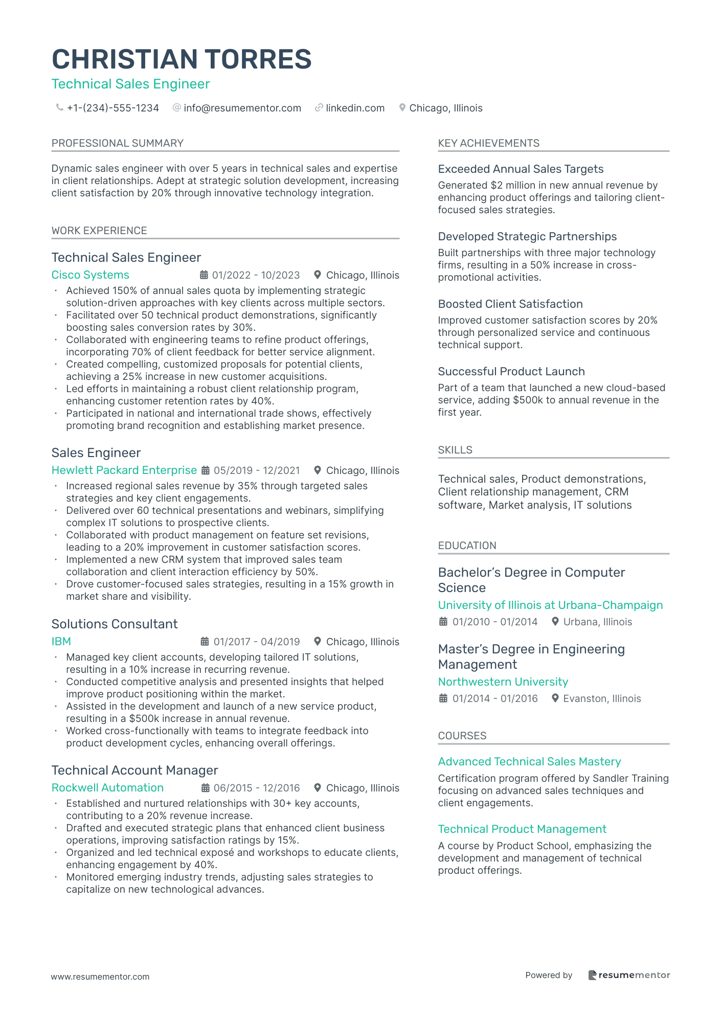 Technical Sales Engineer