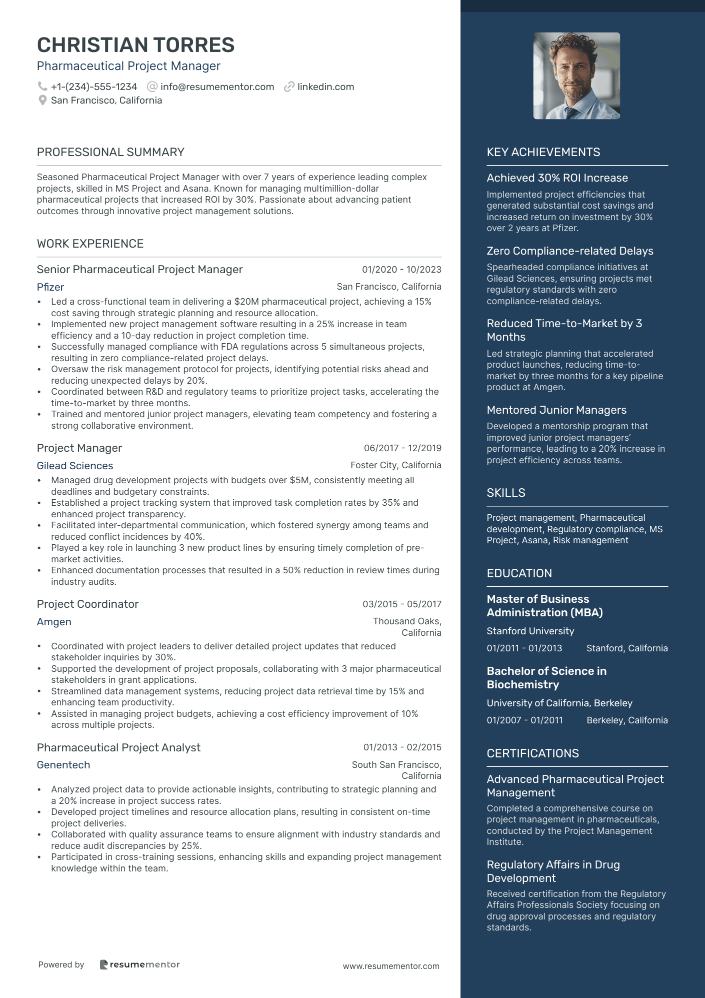 Pharmaceutical Project Manager