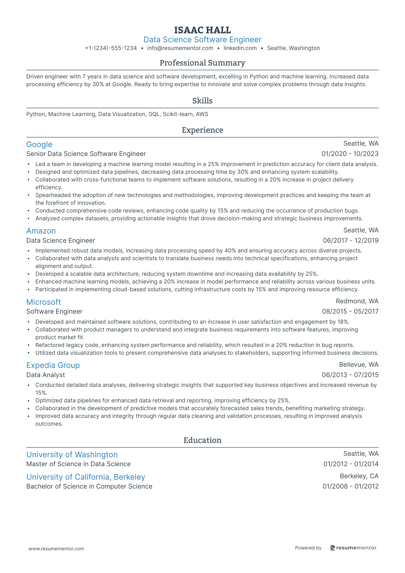 Data Science Software Engineer